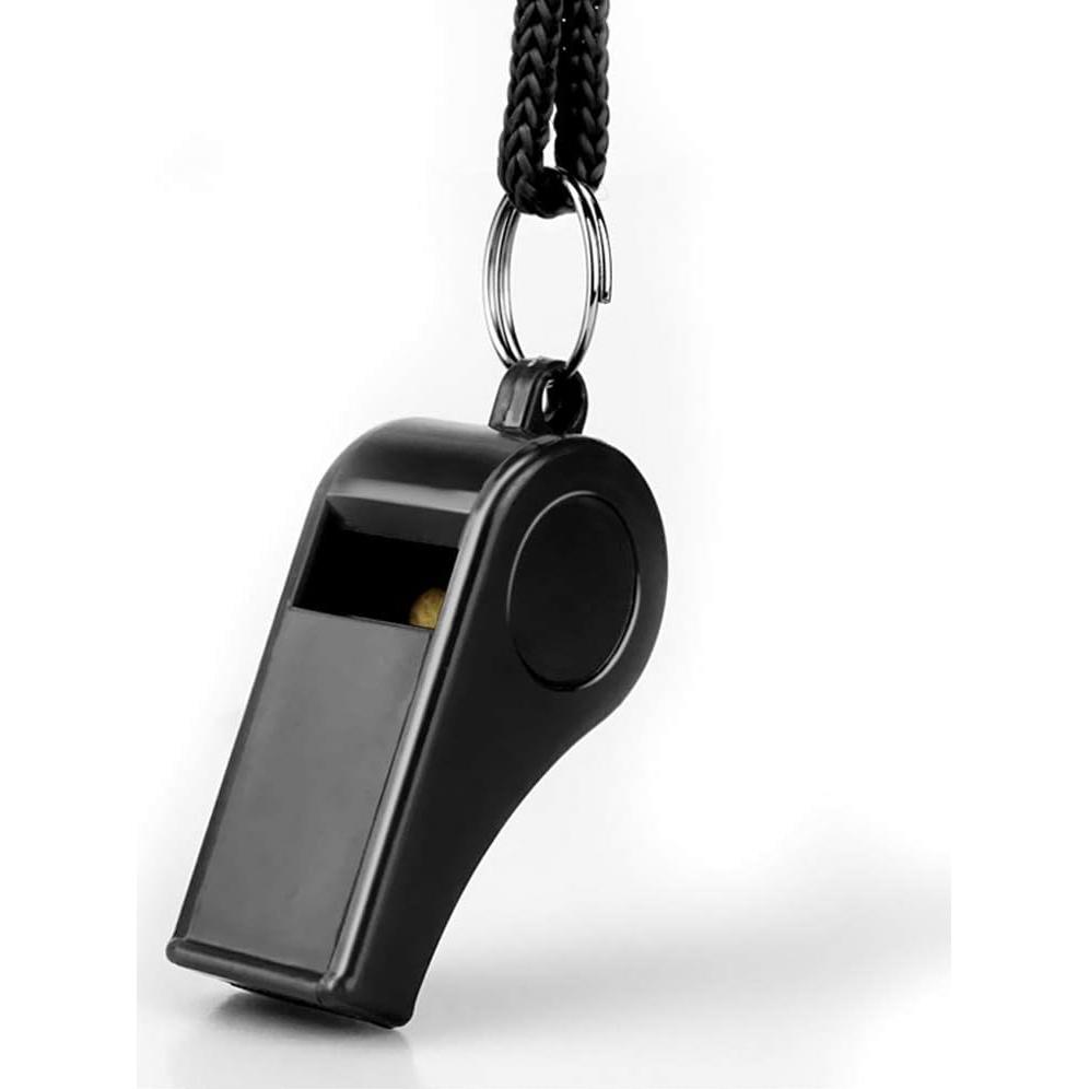 Silbato de Plástico Hipat - 2 Paquetes con Cordón, Sonido Fuerte