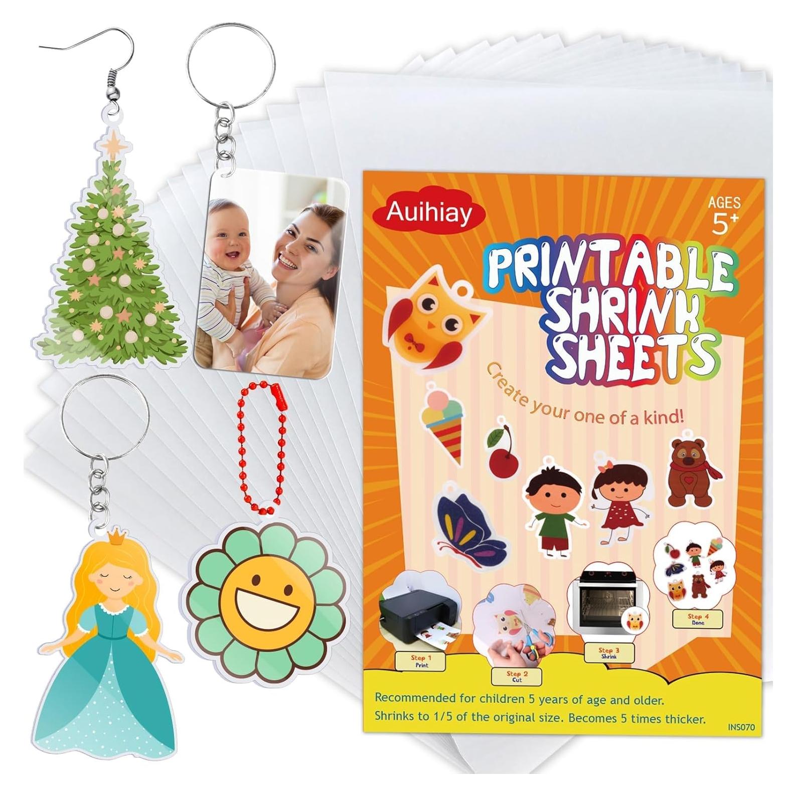 Hojas Retráctiles Imprimibles Auihiay 8PCS 23x30cm Blancas