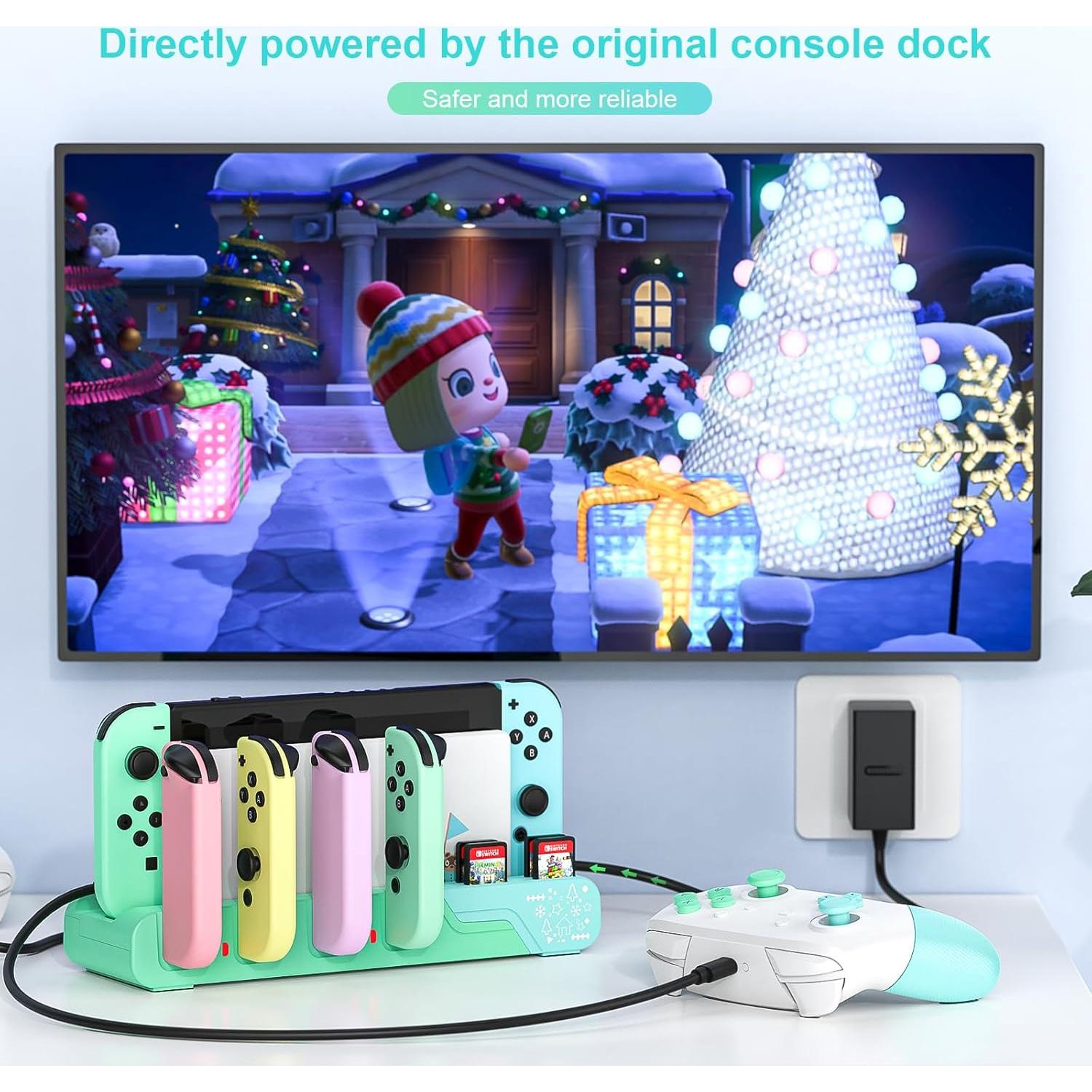 Dock de Carga para Controlador Switch MLIFEMFUL Animal Crossing