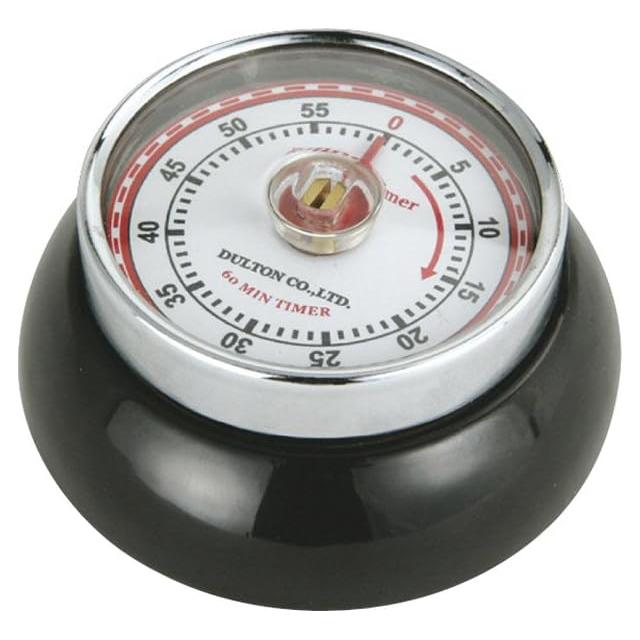 Temporizador de Cocina Mecánico Zassenhaus Negro 55 Minutos