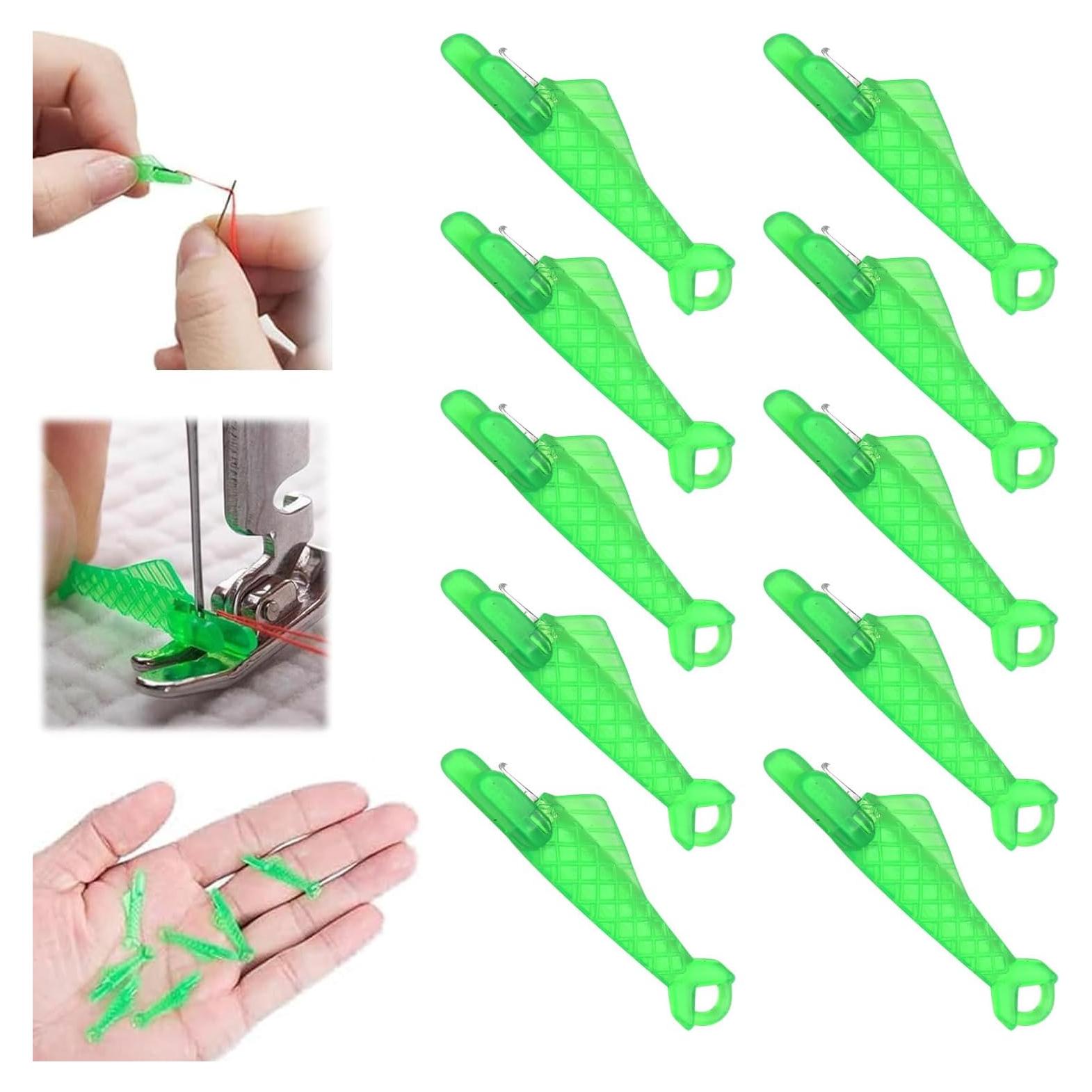 10 Enhebradores Automáticos de Agujas OTXKXBLP Verde