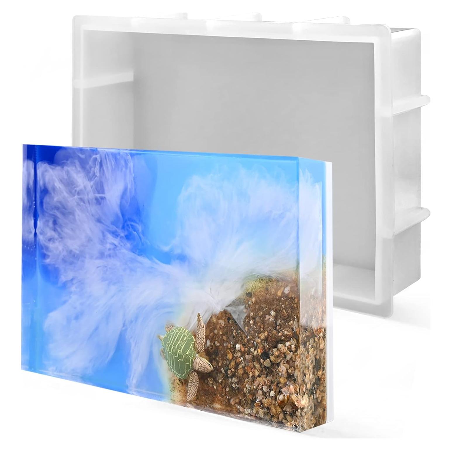 Molde de Silicona Rectangular Sakolla 24.4x16.8 cm para Resina