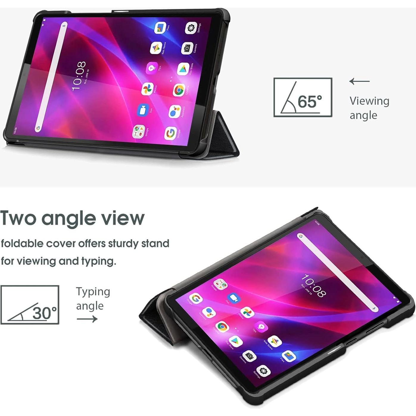 Funda Dura Slim ProCase para Lenovo Tab M8 8" 2022 - Negro