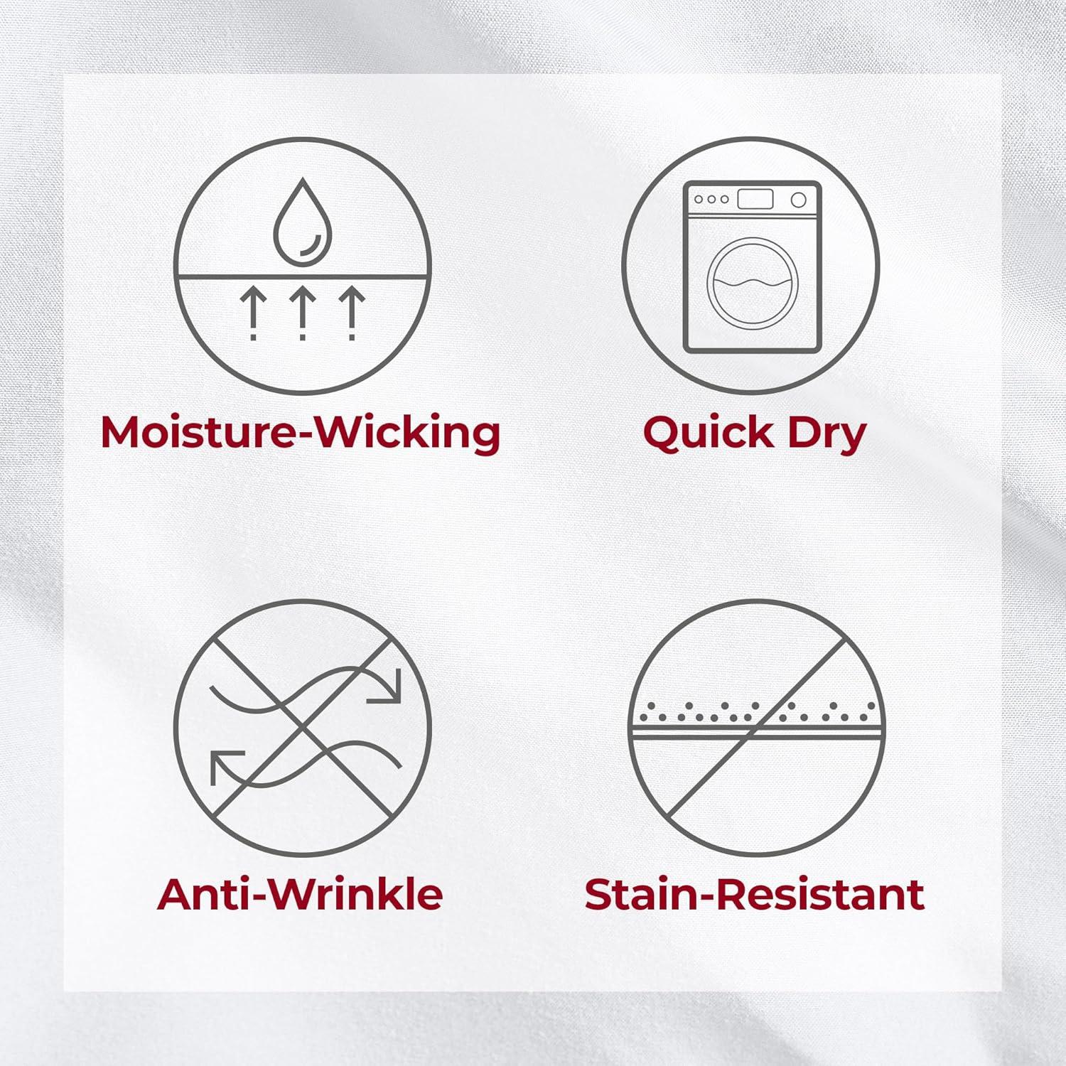 Juego de Sábanas Mellanni King Dividida 5 Piezas Extra Profundo