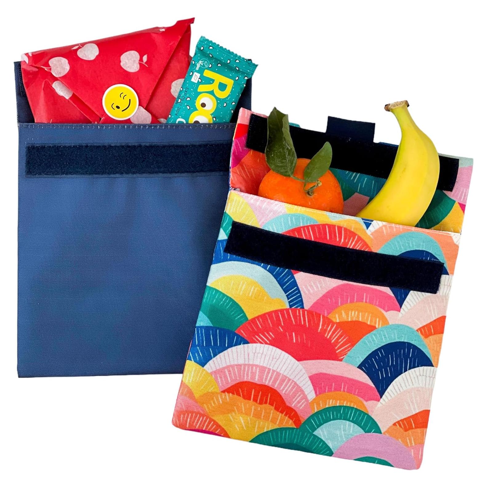 Bolsa de Snack Aislada Yumbox Pochette 20.3x19.1cm - 2 Unidades