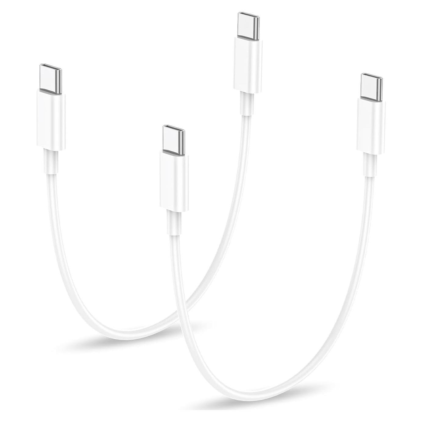 Cable USB-C a USB-C YBMTIGICS 0.30m carga rápida 60W