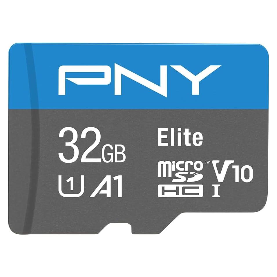 Tarjeta de Memoria PNY 32GB microSDHC Clase 10 U1 V10 100MB/s