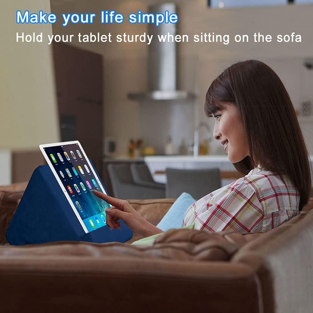 Soporte de Almohada para Tablet SAMHOUSING Azul Ajustable
