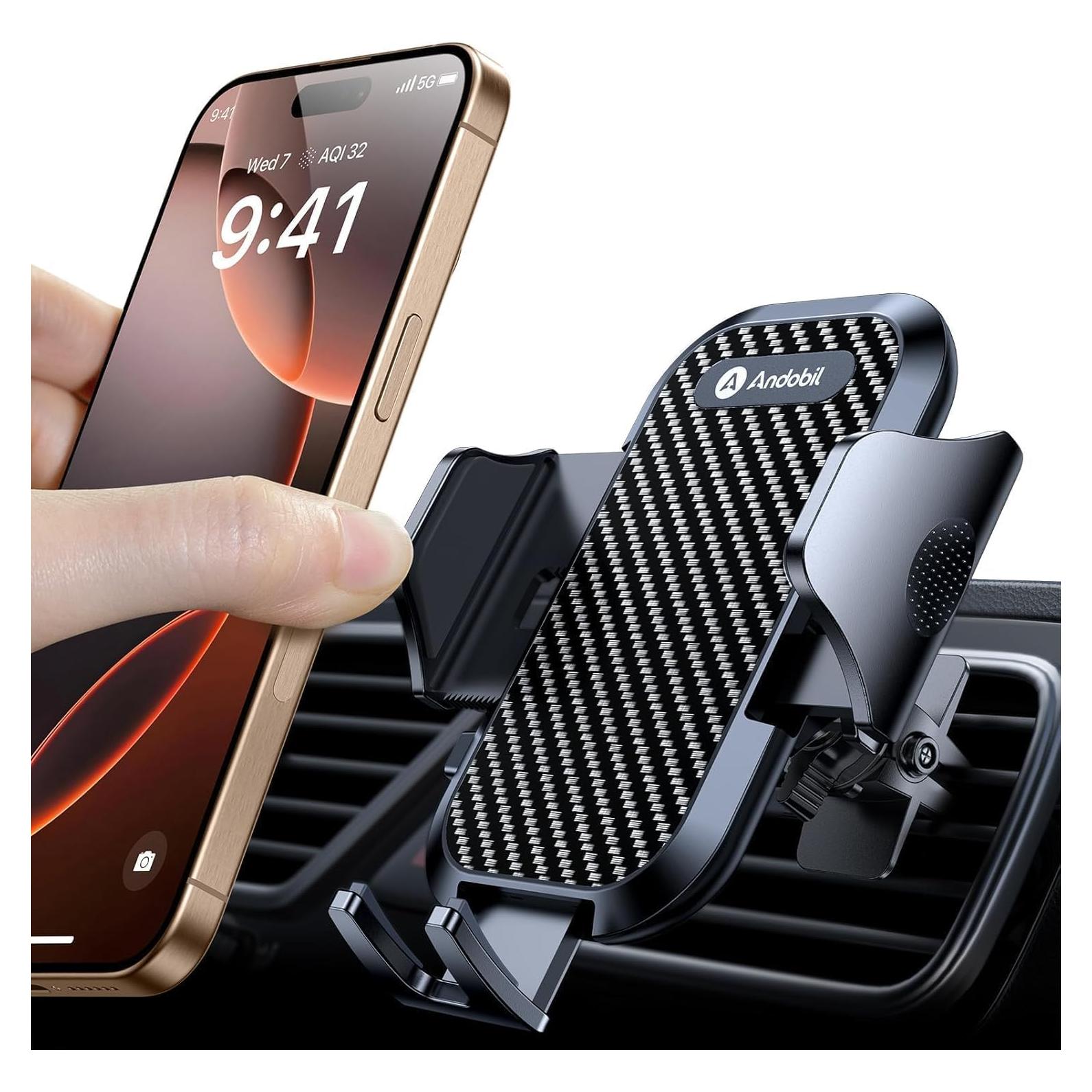 Soporte para Teléfono de Automóvil Andobil - Clip Ventilación 360°