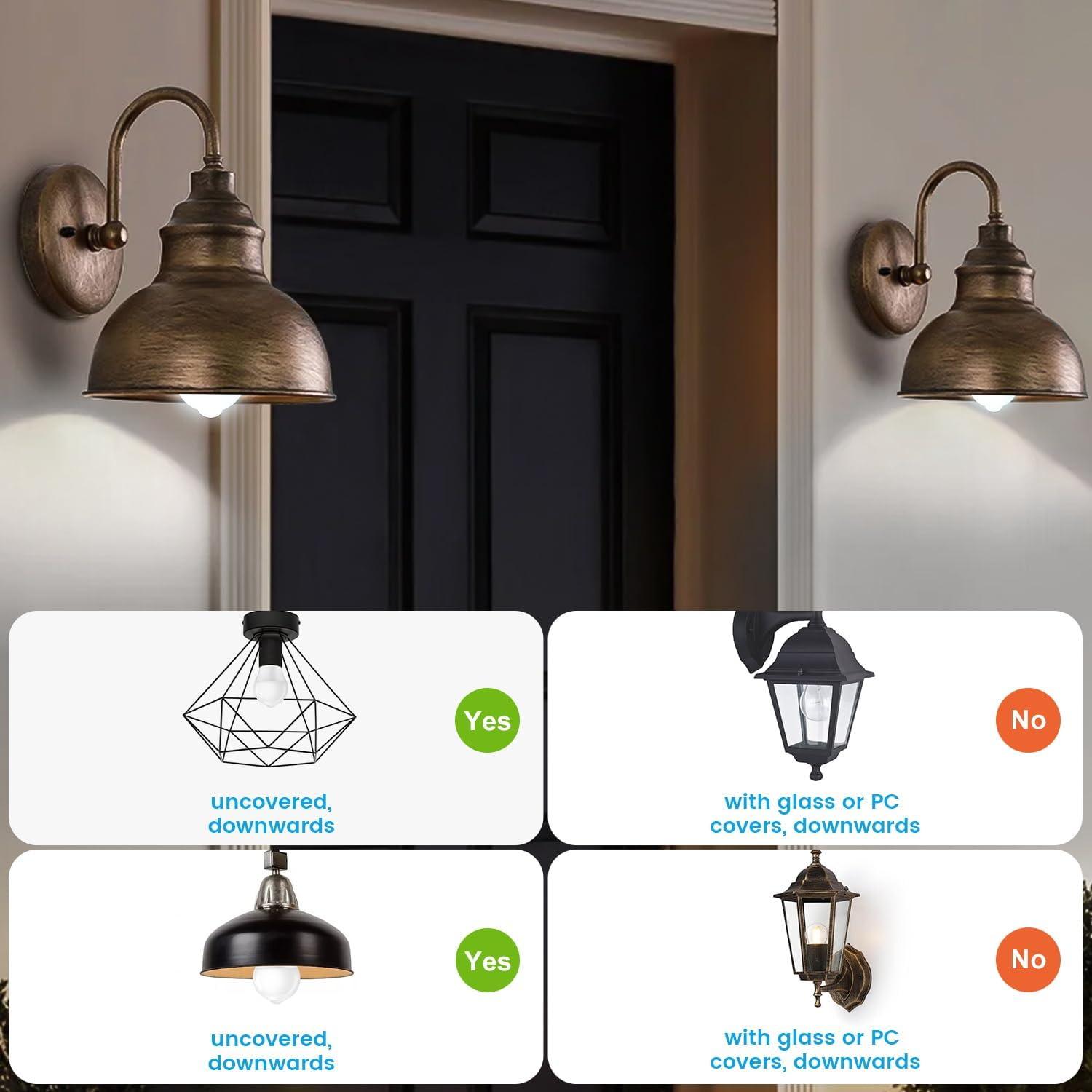 Bombillas LED Aovpex 13W con Sensor de Movimiento 5000K