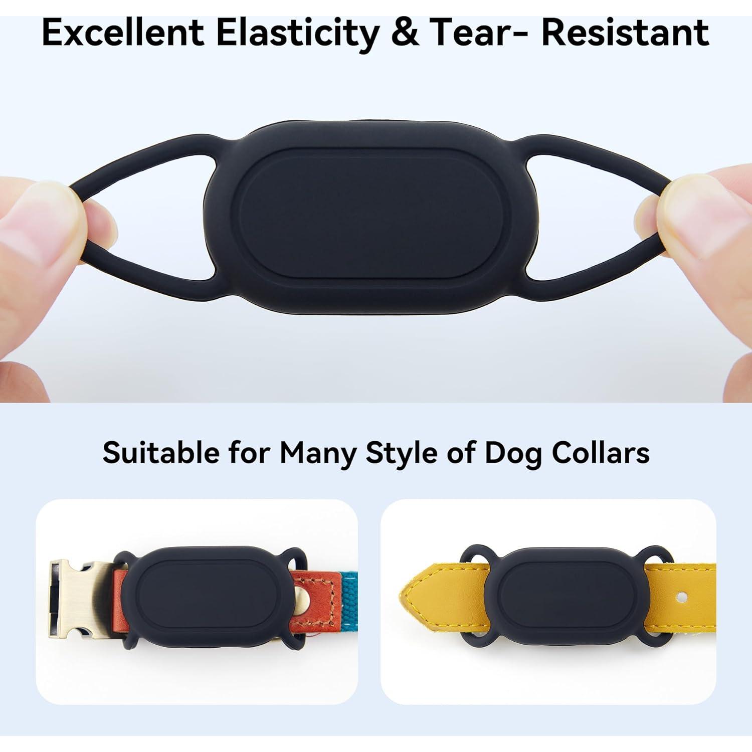 Soporte para Collar de Perro SkyArmor para Galaxy Smarttag2 Negro