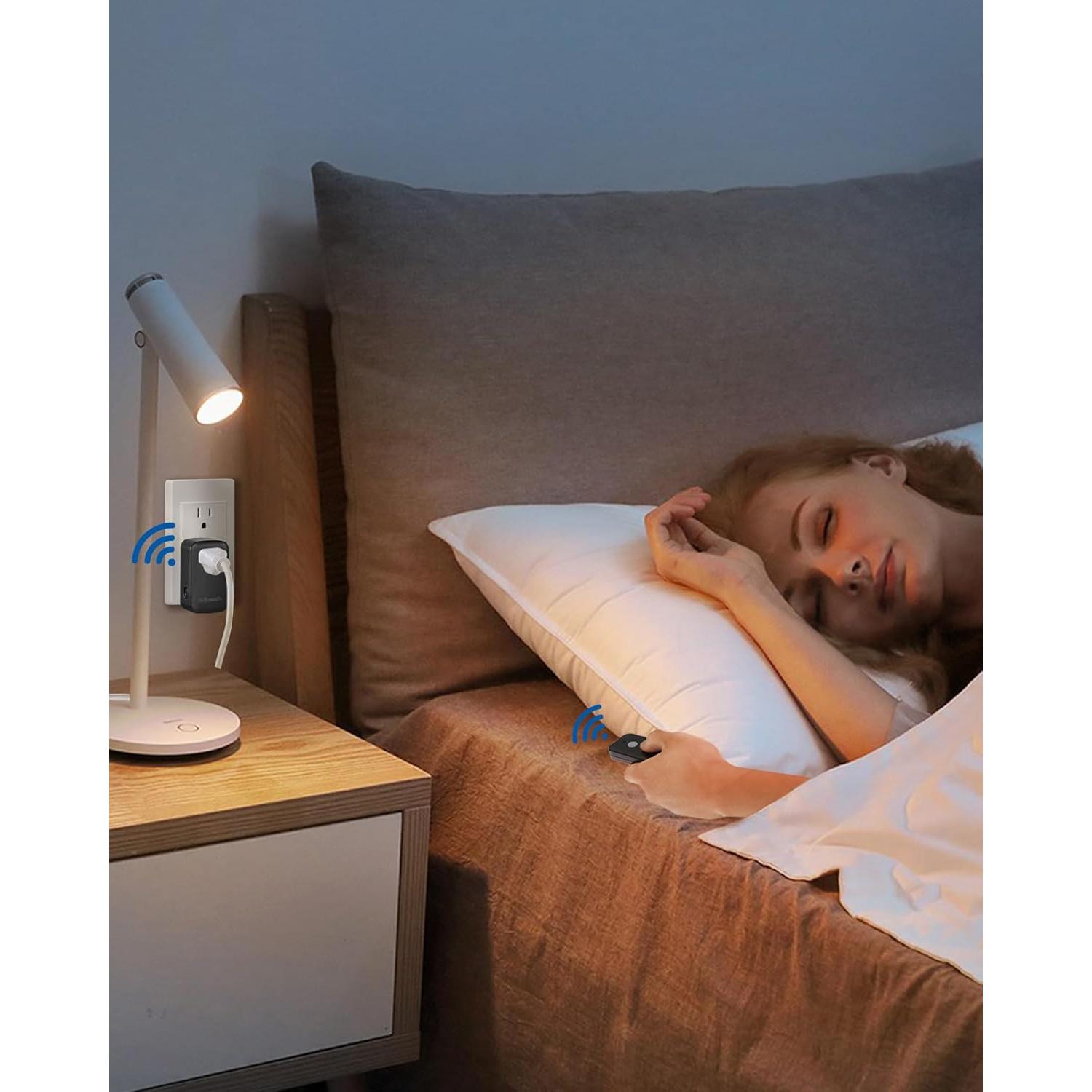 Enchufe Control Remoto Inalámbrico WILAWELS H02RC1106 Negro