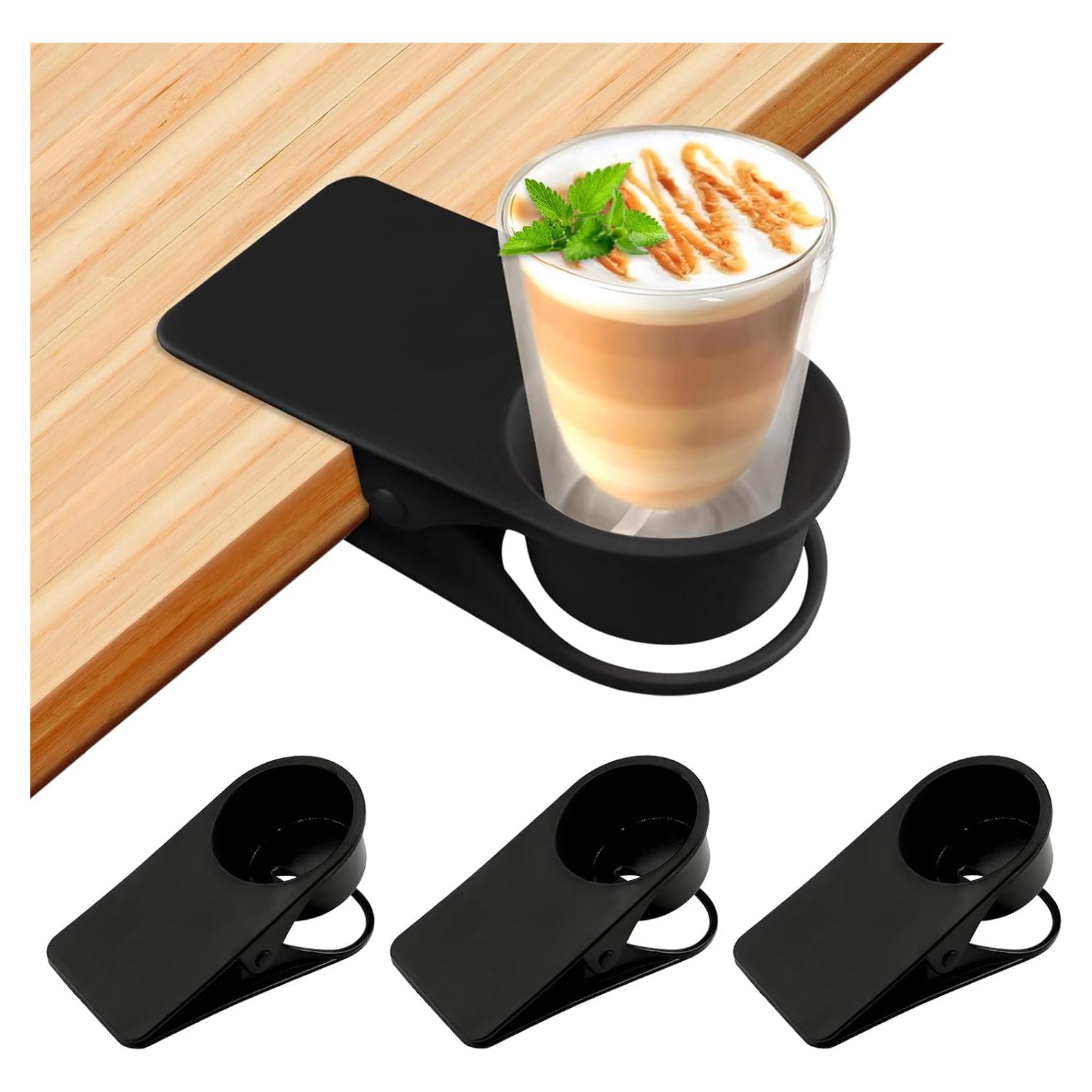 Soporte para Tazas Lanstics 3PCS con Abrazadera Negro