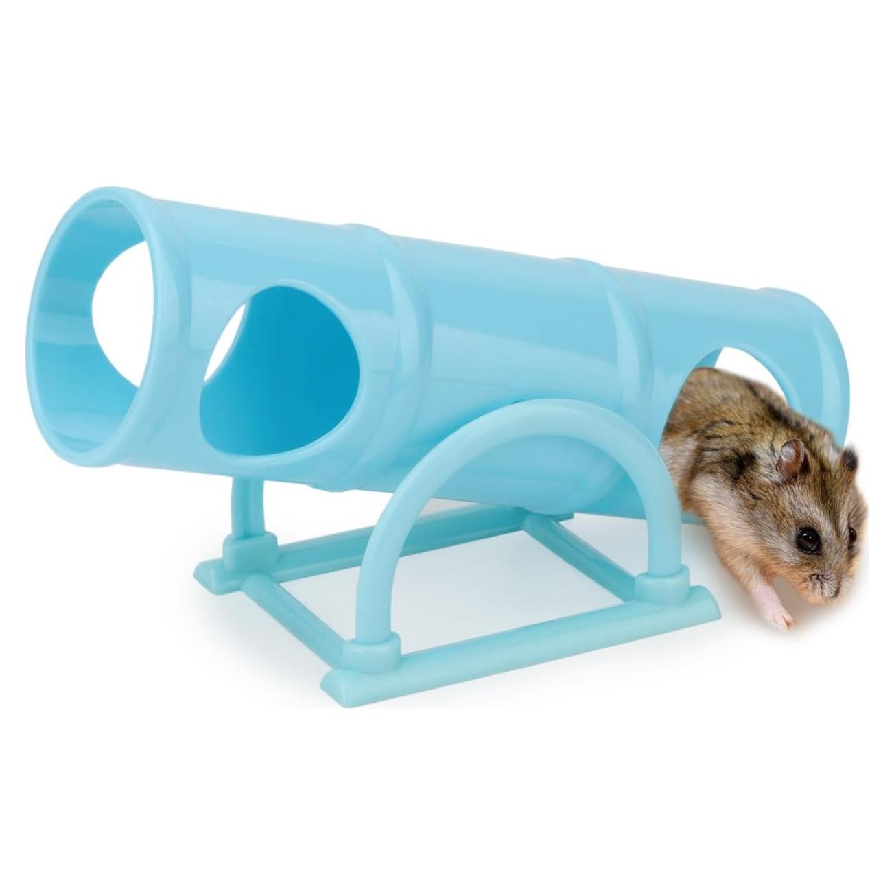 Juguete de túnel de balancín Hypeety para hámster enano - Azul