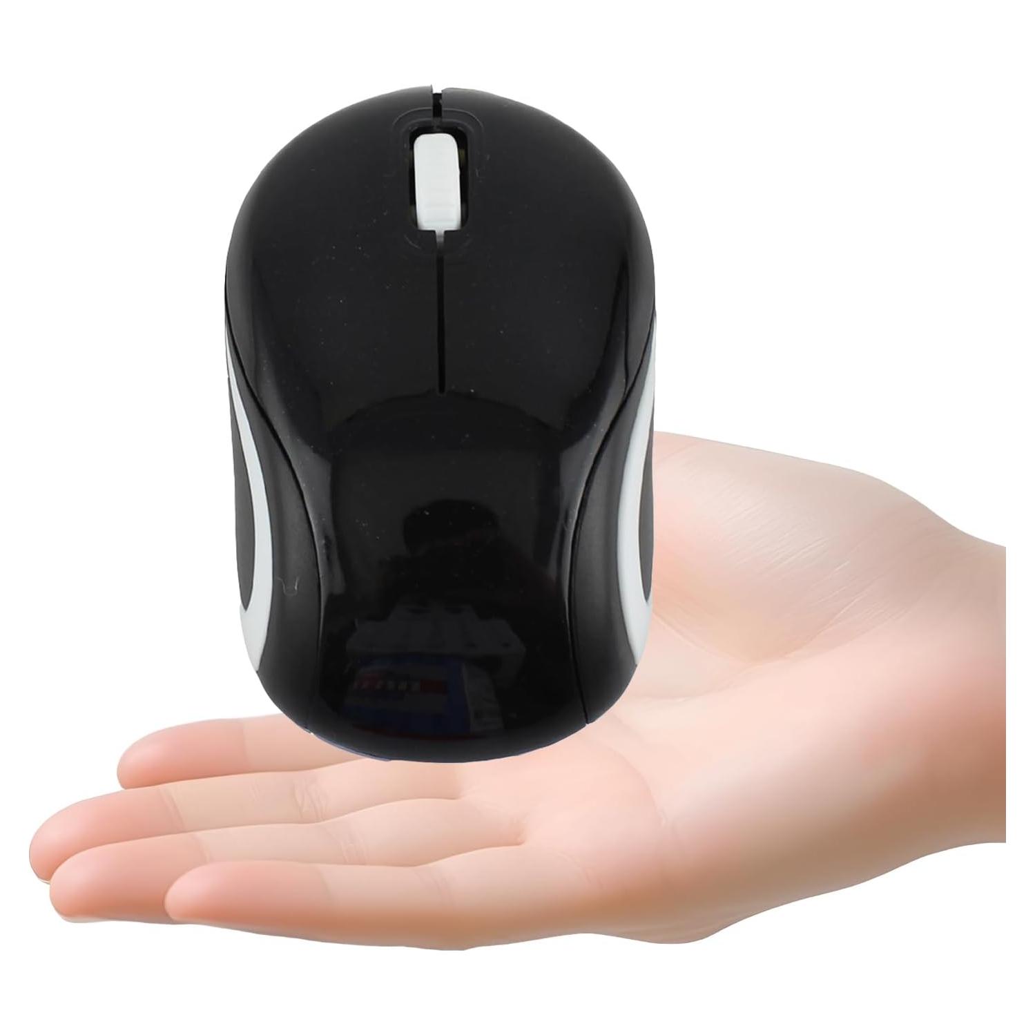 Mini Ratón Inalámbrico Elec Space para Niños 3-7 Años Negro