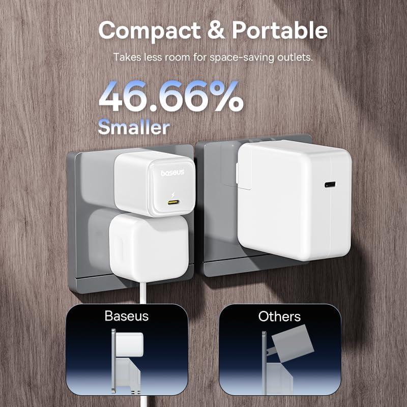 Cargador Rápido USB-C Baseus 45W - Paquete de 2 con Cable