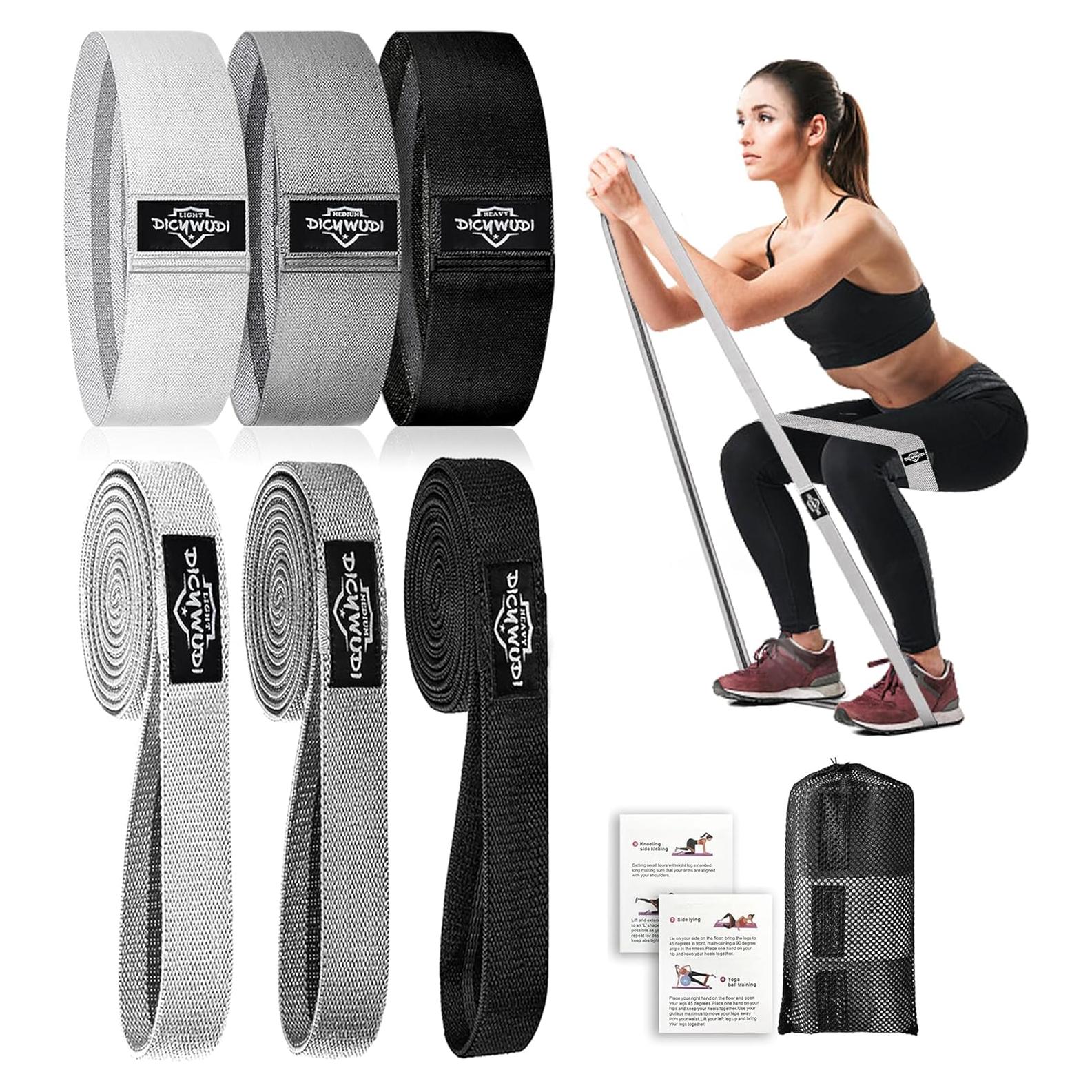 Bandas de Resistencia DICYWUDI 6 Piezas Antideslizantes