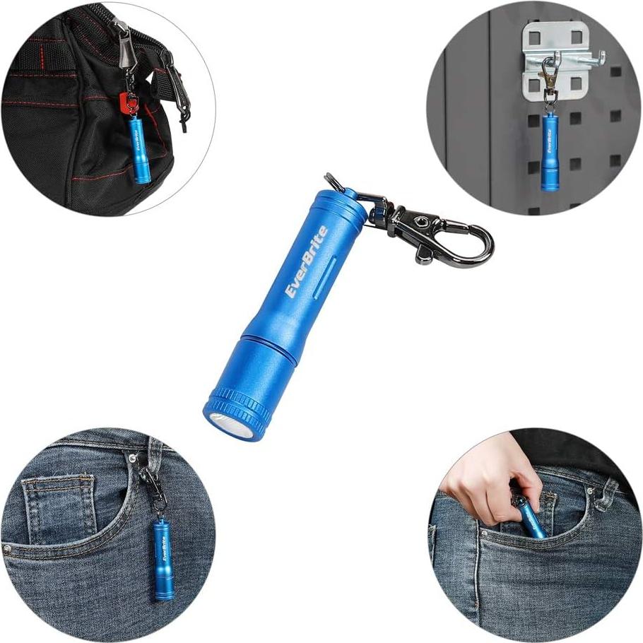 Linterna LED de Llavero EverBrite Azul 100 Lúmenes