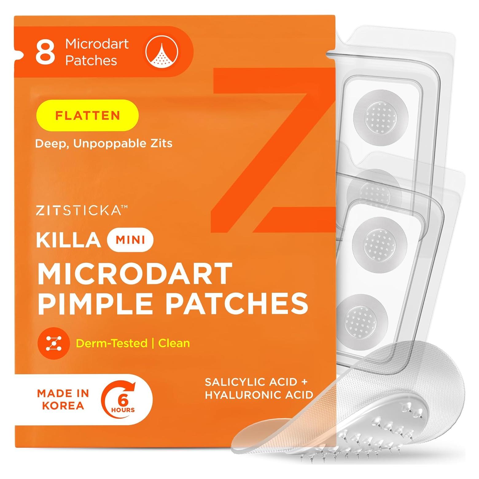 Parches Mini Killa ZitSticka para Acné - 8 Unidades con Microagujas