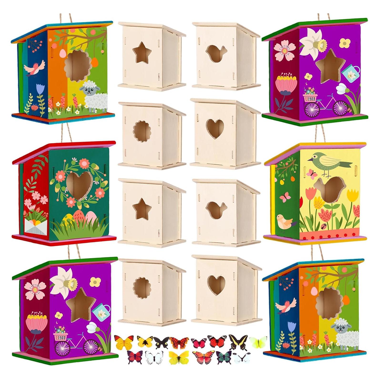 Kit de Casa para Aves de Madera DIY Outus 24 Piezas