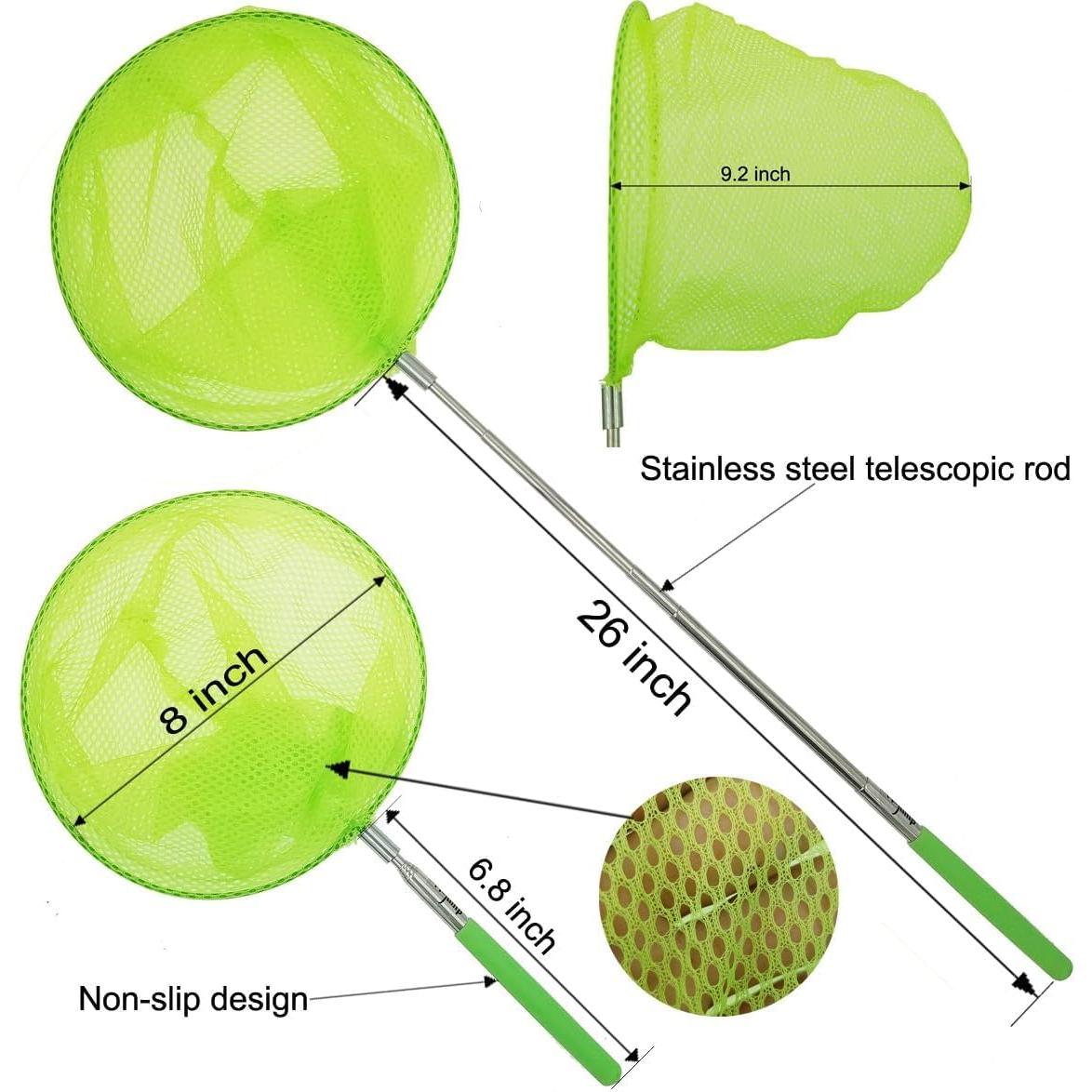 Redes Telescópicas para Mariposas Toromp - Paquete de 2 - Extensibles 17.2 a 86.4 cm
