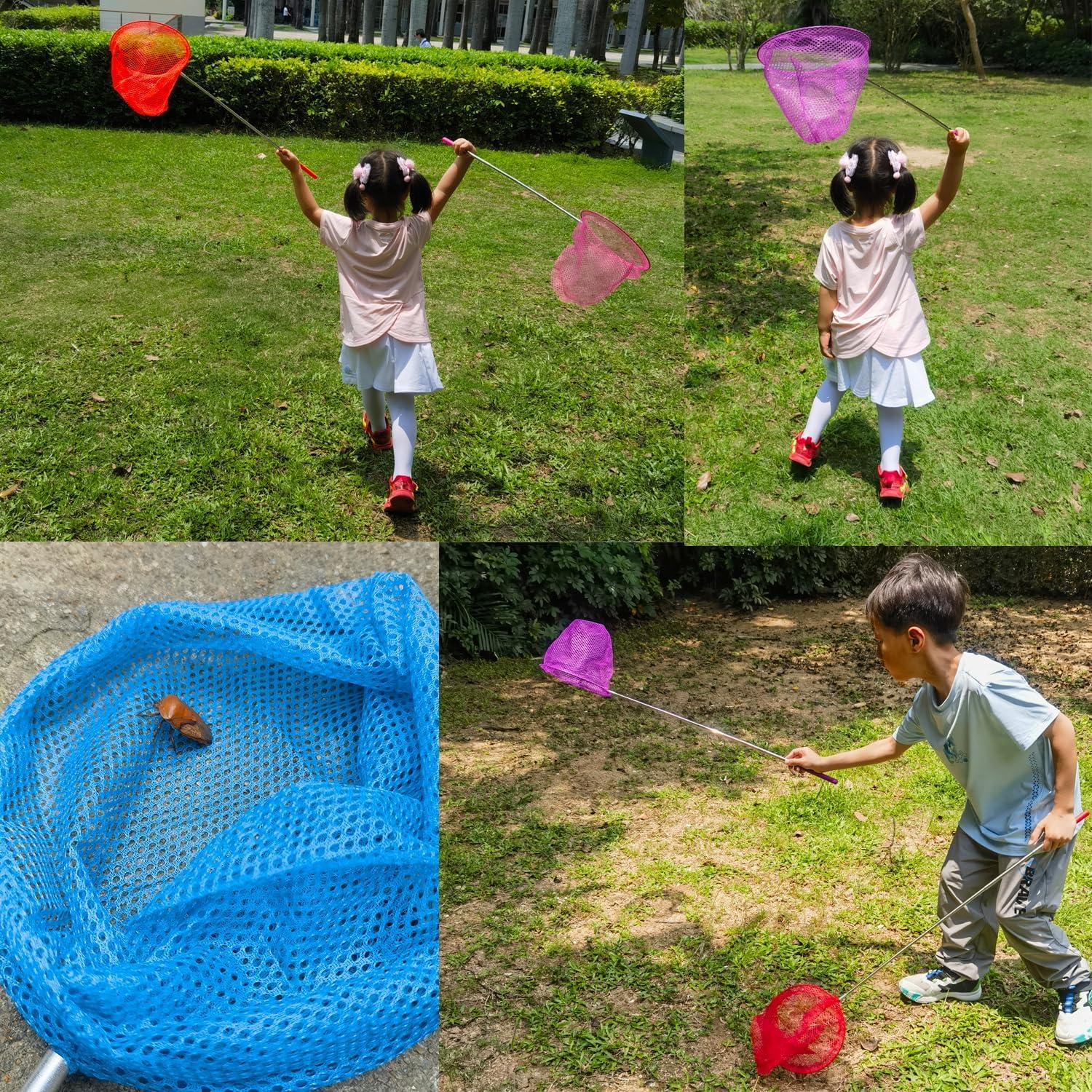 Redes Telescópicas para Mariposas Toromp - Paquete de 2 - Extensibles 17.2 a 86.4 cm