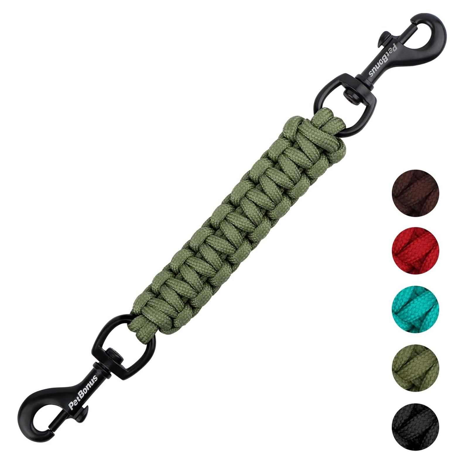 Clip de Seguridad para Collar de Perro PetBonus Verde Militar