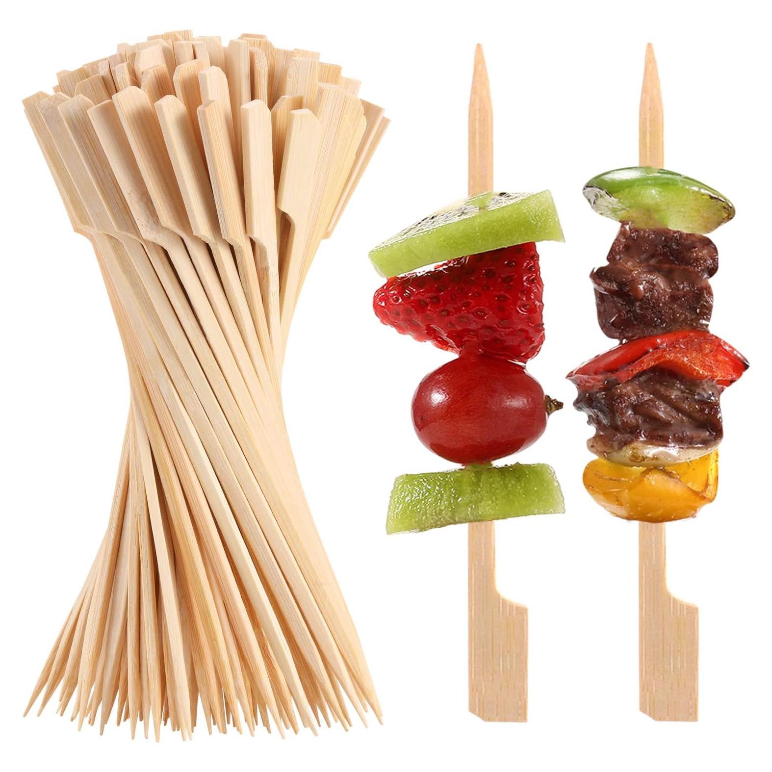 200 Pinchos de Bambú BBQStyle 8.9 cm para Aperitivos