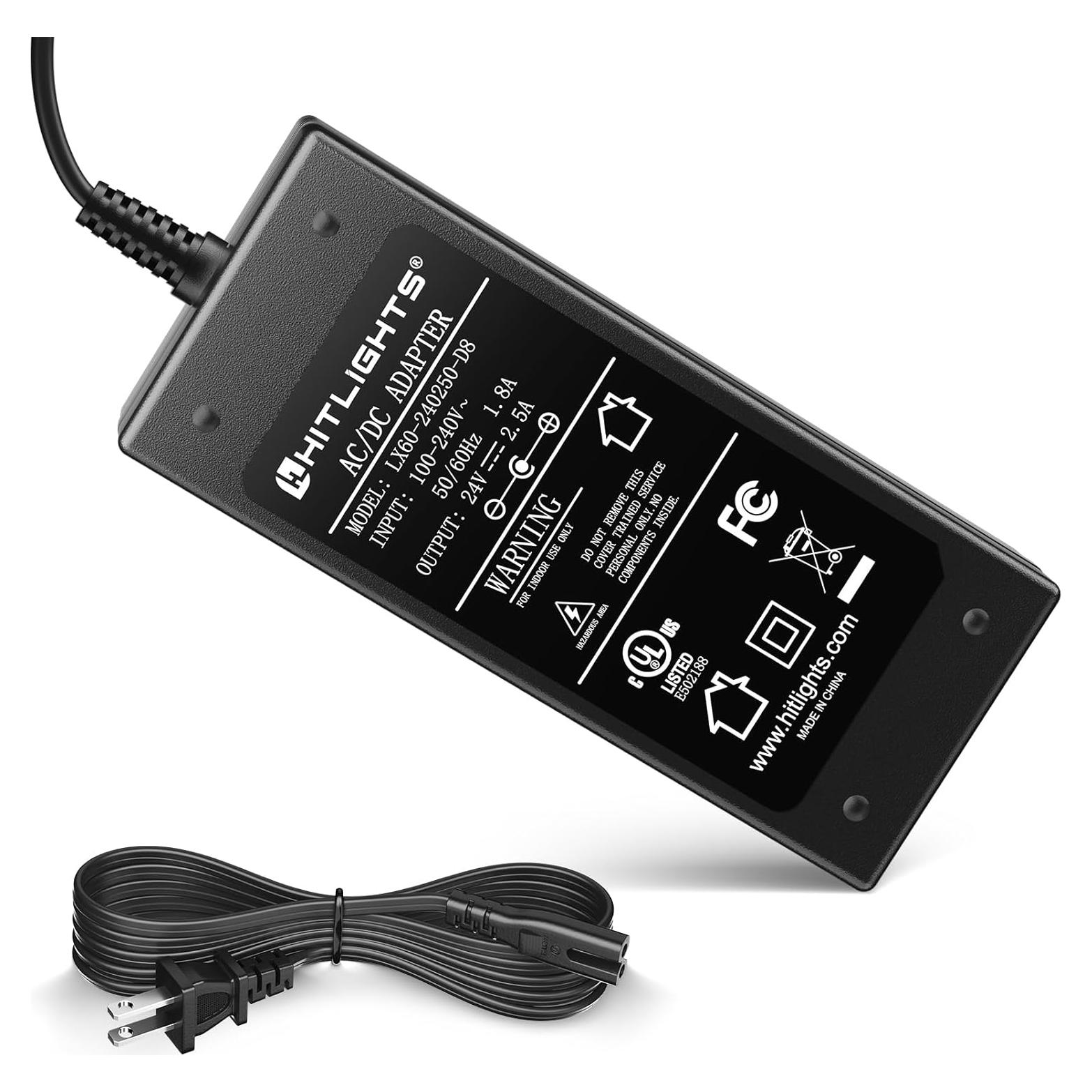 Fuente de Alimentación HitLights 24V 60W Adaptador 2.5A