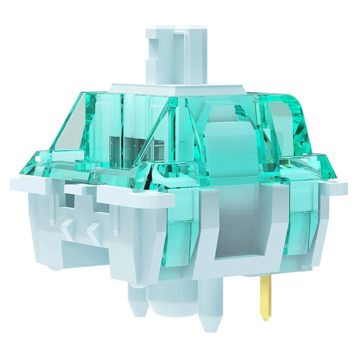 Interruptores Mecánicos Táctiles BOYI FS Azul Hielo 35 pcs