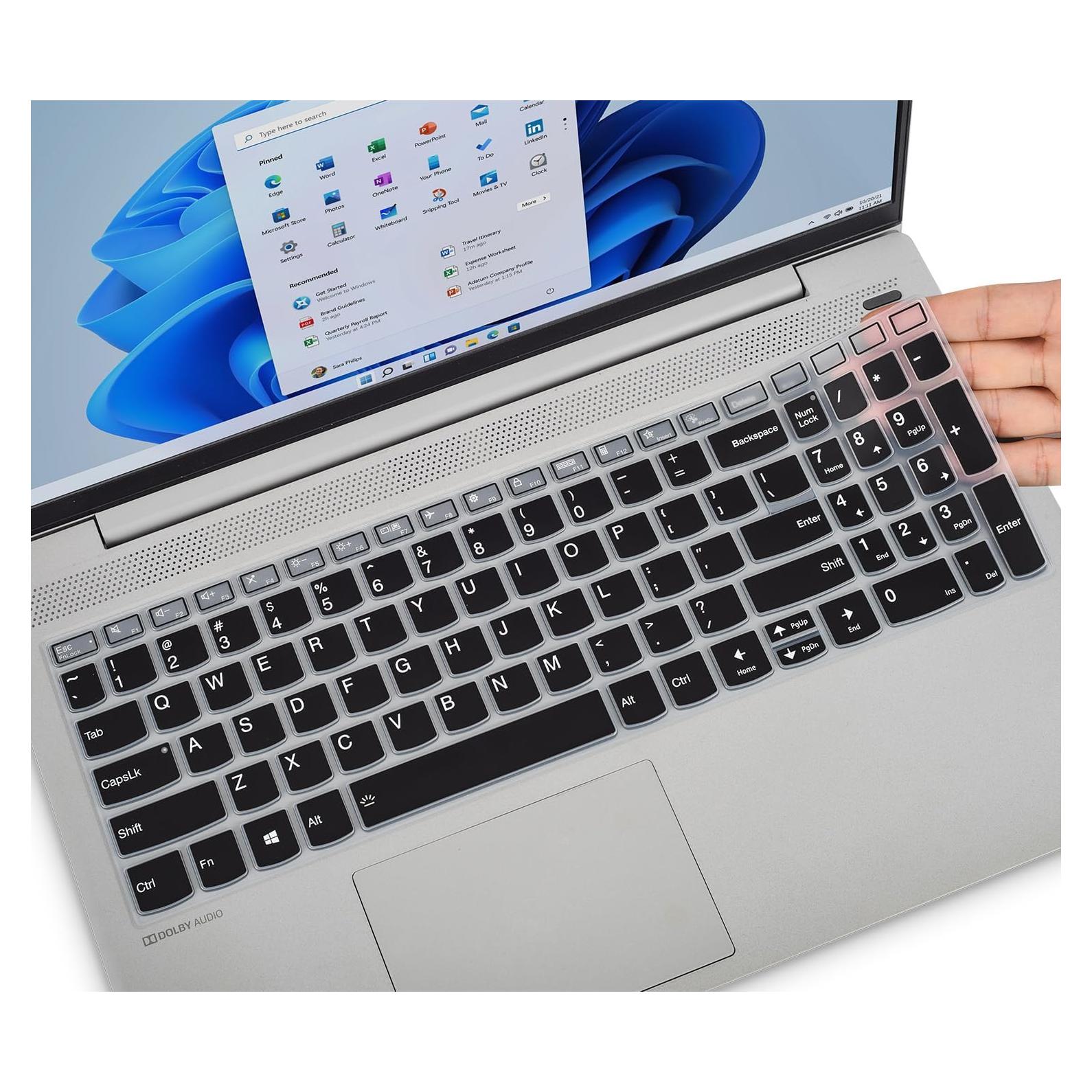 Cubierta de Teclado CaseBuy para Lenovo IdeaPad 15.6" Negro