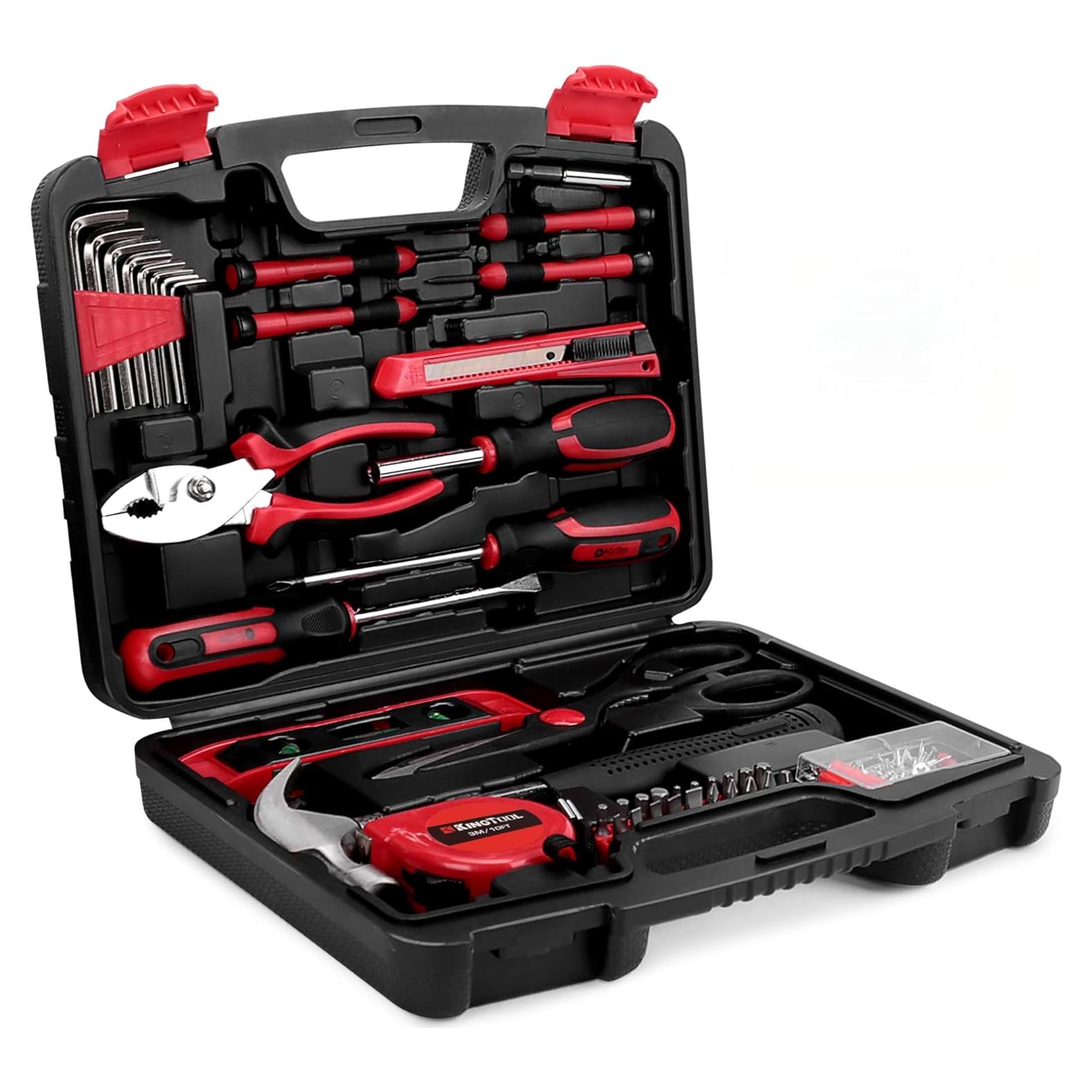 Kit de Herramientas KingTool 149 Piezas - Caja Plástica Duradera