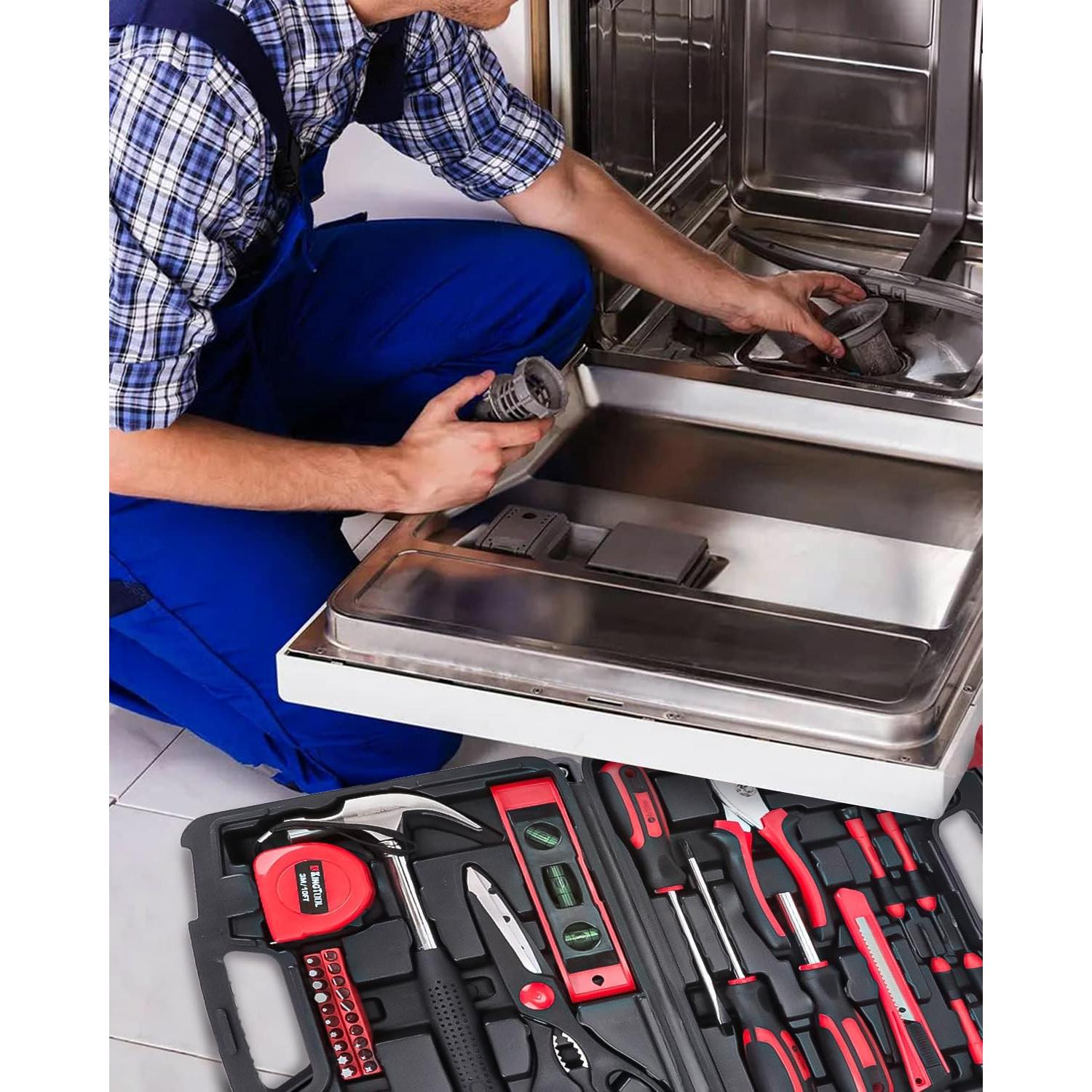 Kit de Herramientas KingTool 149 Piezas - Caja Plástica Duradera