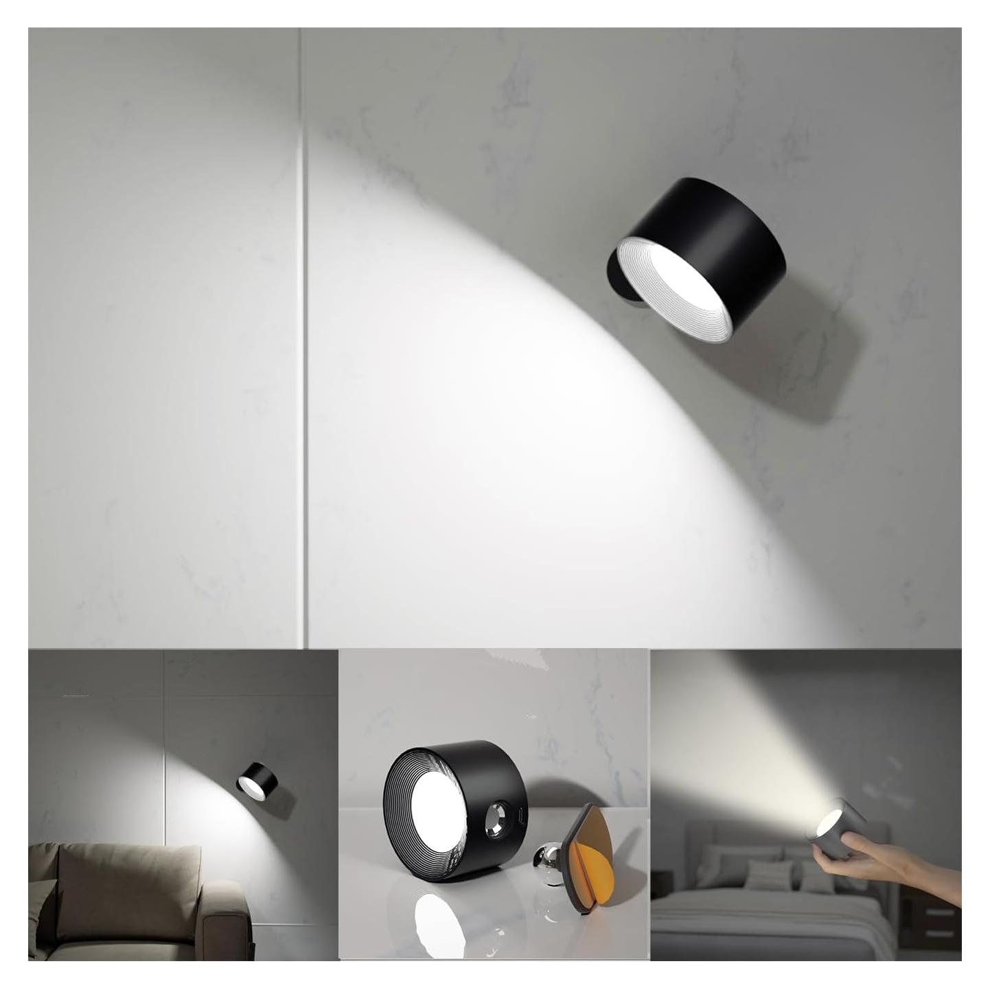 Lámpara de Pared LED Koopala Rblack3 3 Temperaturas y Brillo