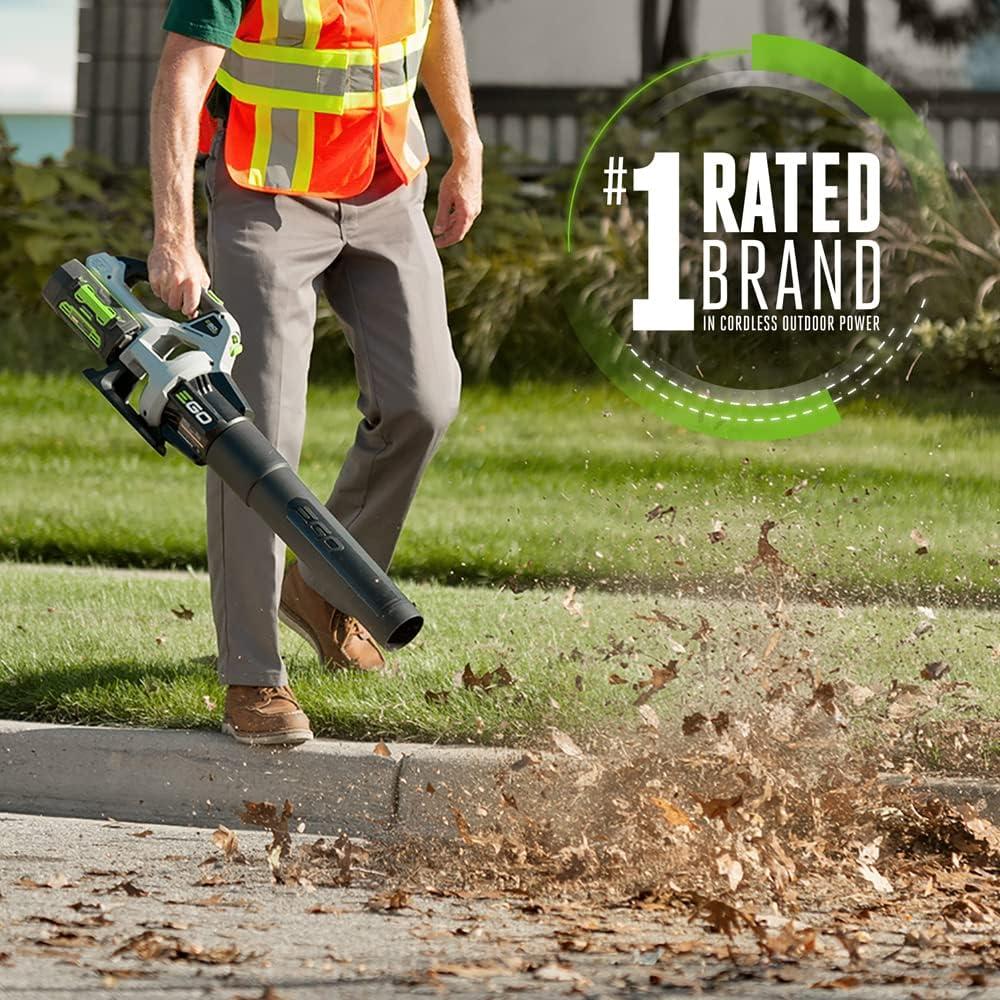 Soplador de hojas EGO Power+ 530 CFM 56V con batería y cargador