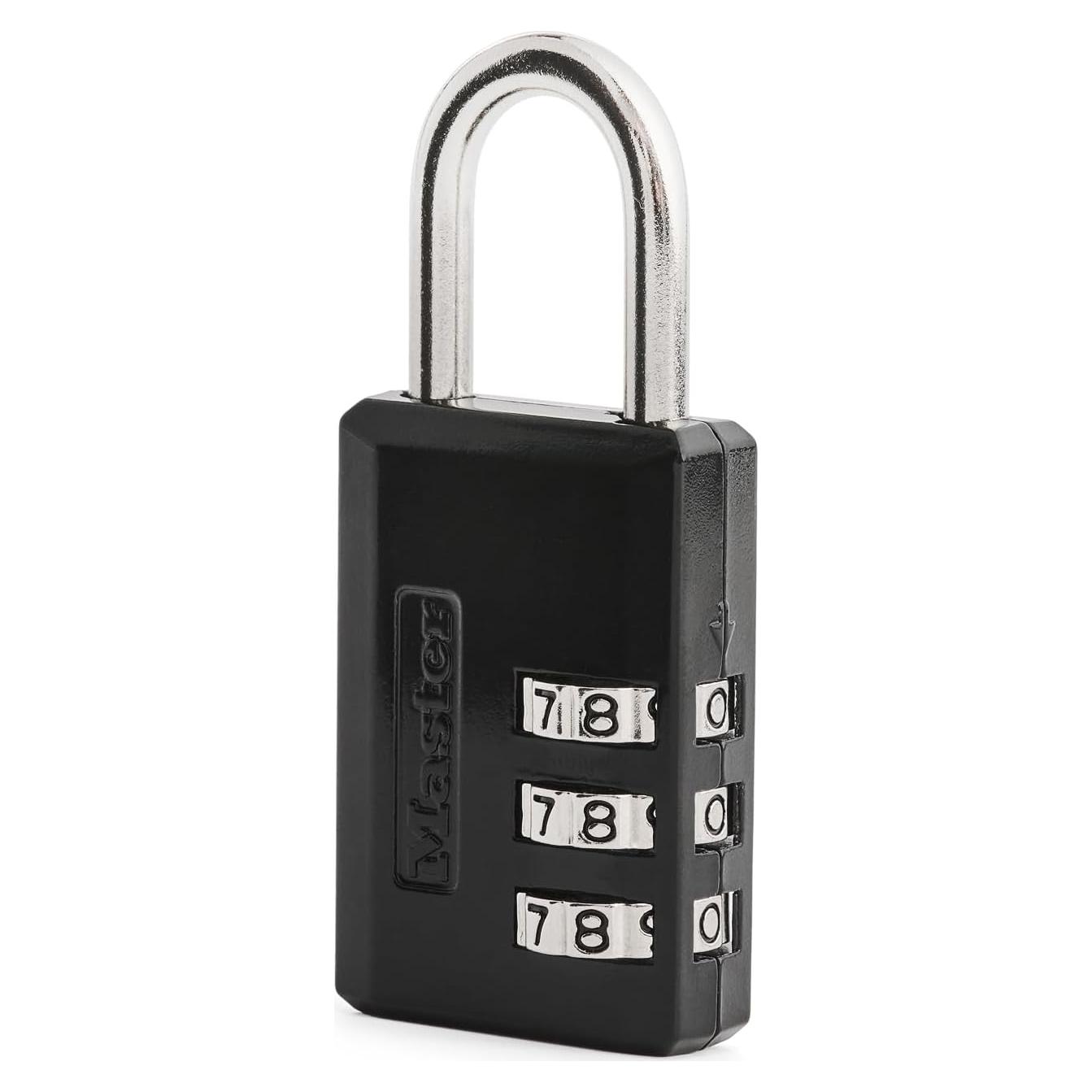Candado de Combinación Master Lock 647D Negro 30mm Personalizable