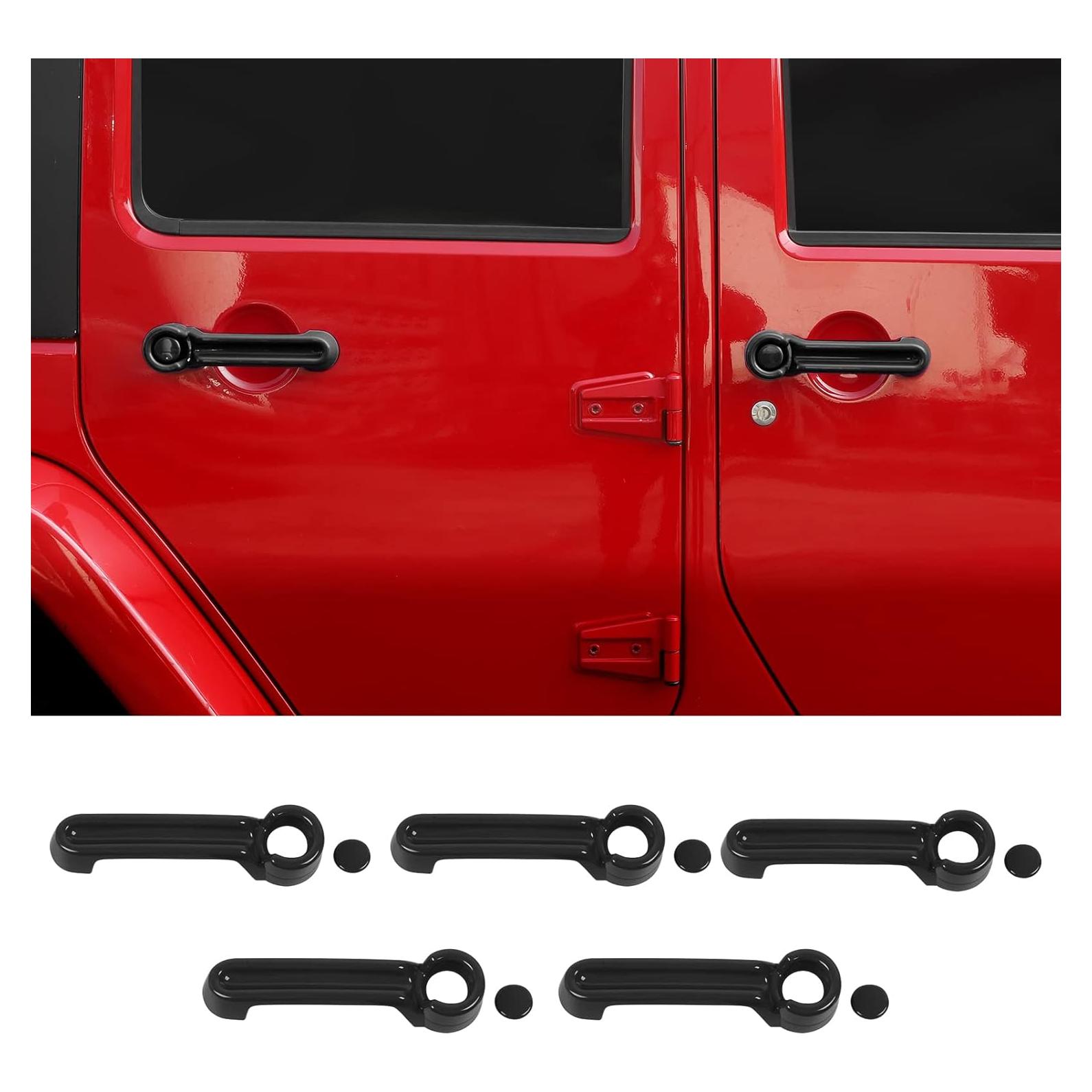 Cubiertas de Manijas de Puerta JeCar para Jeep Wrangler 2007-2017