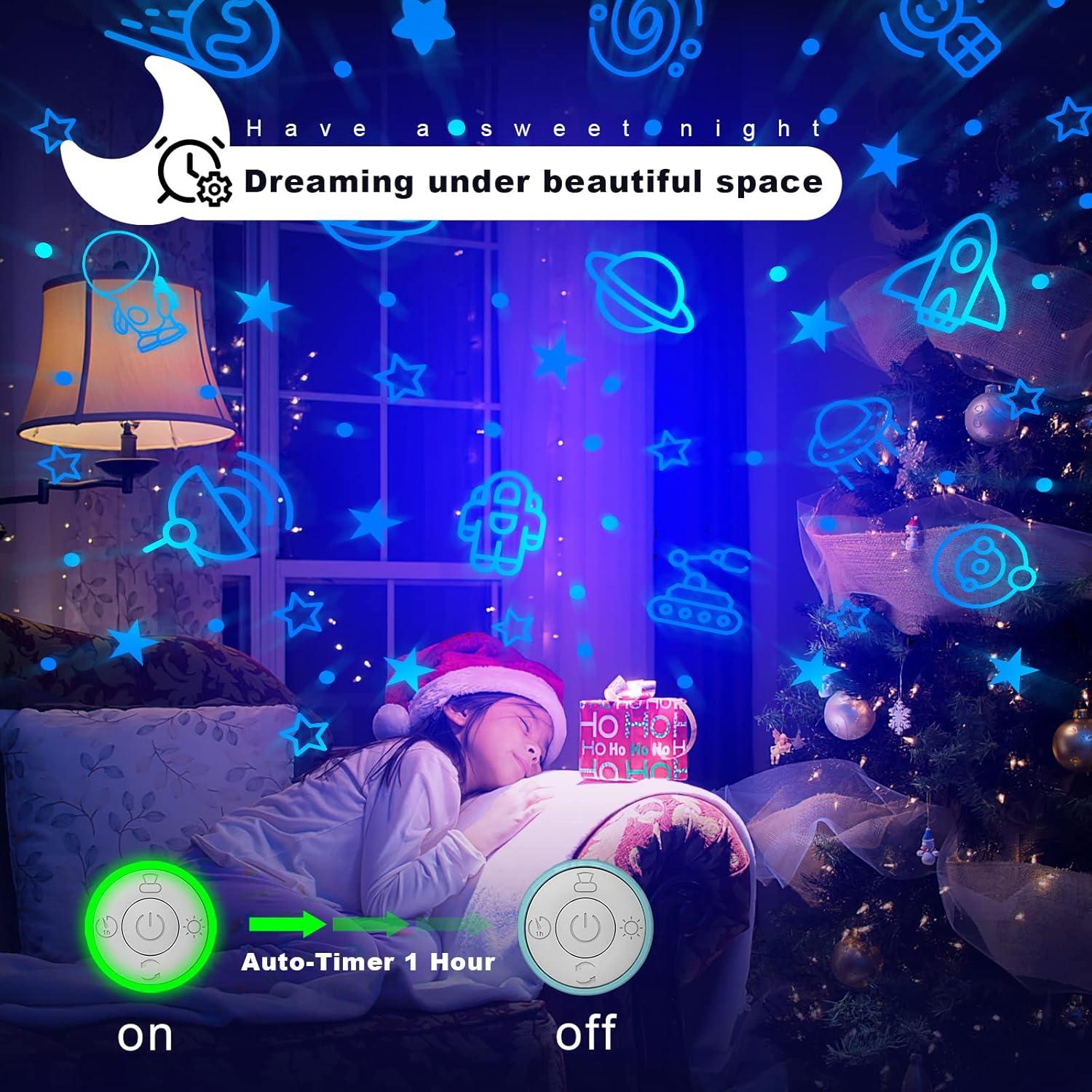 Proyector de Estrellas Astronauta SHENZHEN JQ-001g Luz Nocturna