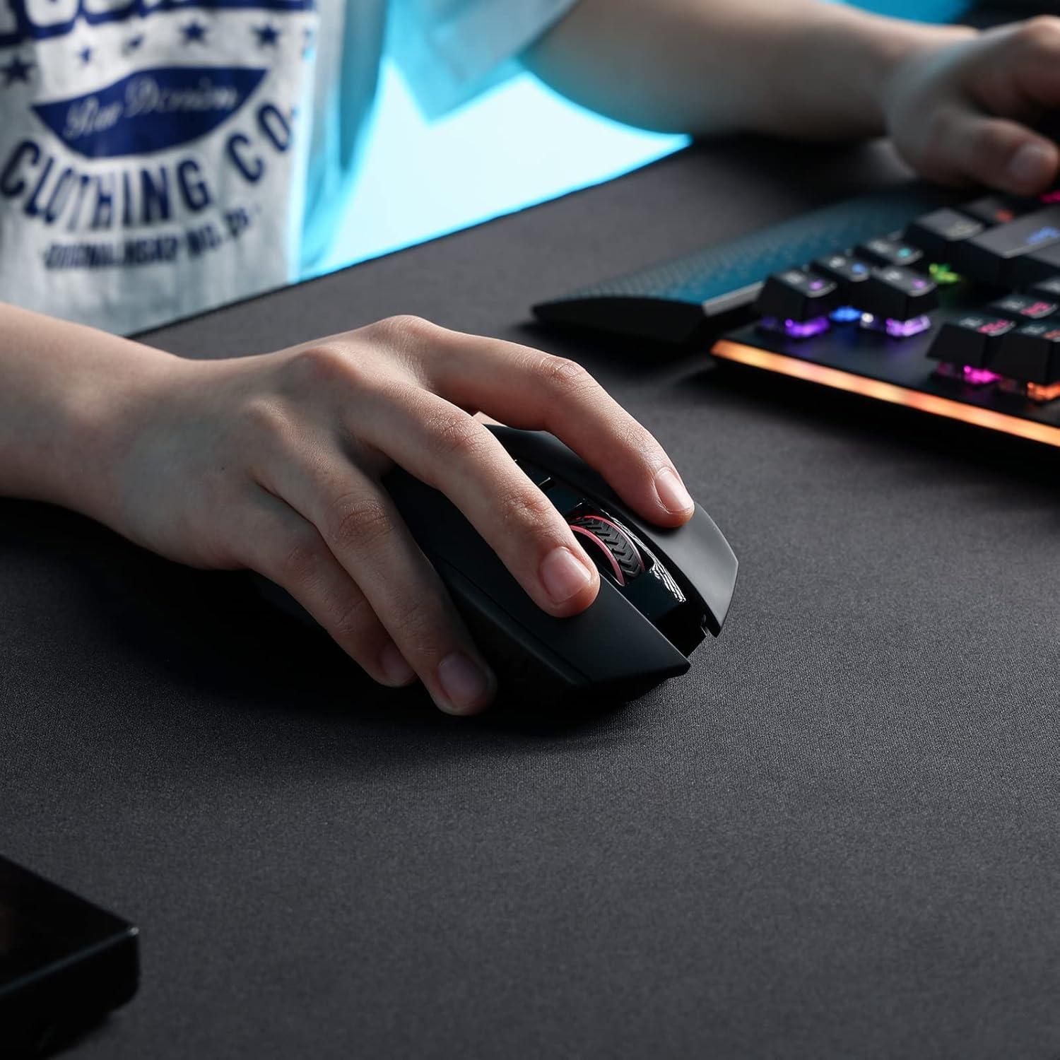 Redragon M656 Ratón Inalámbrico para Juegos 4000 DPI Rosa