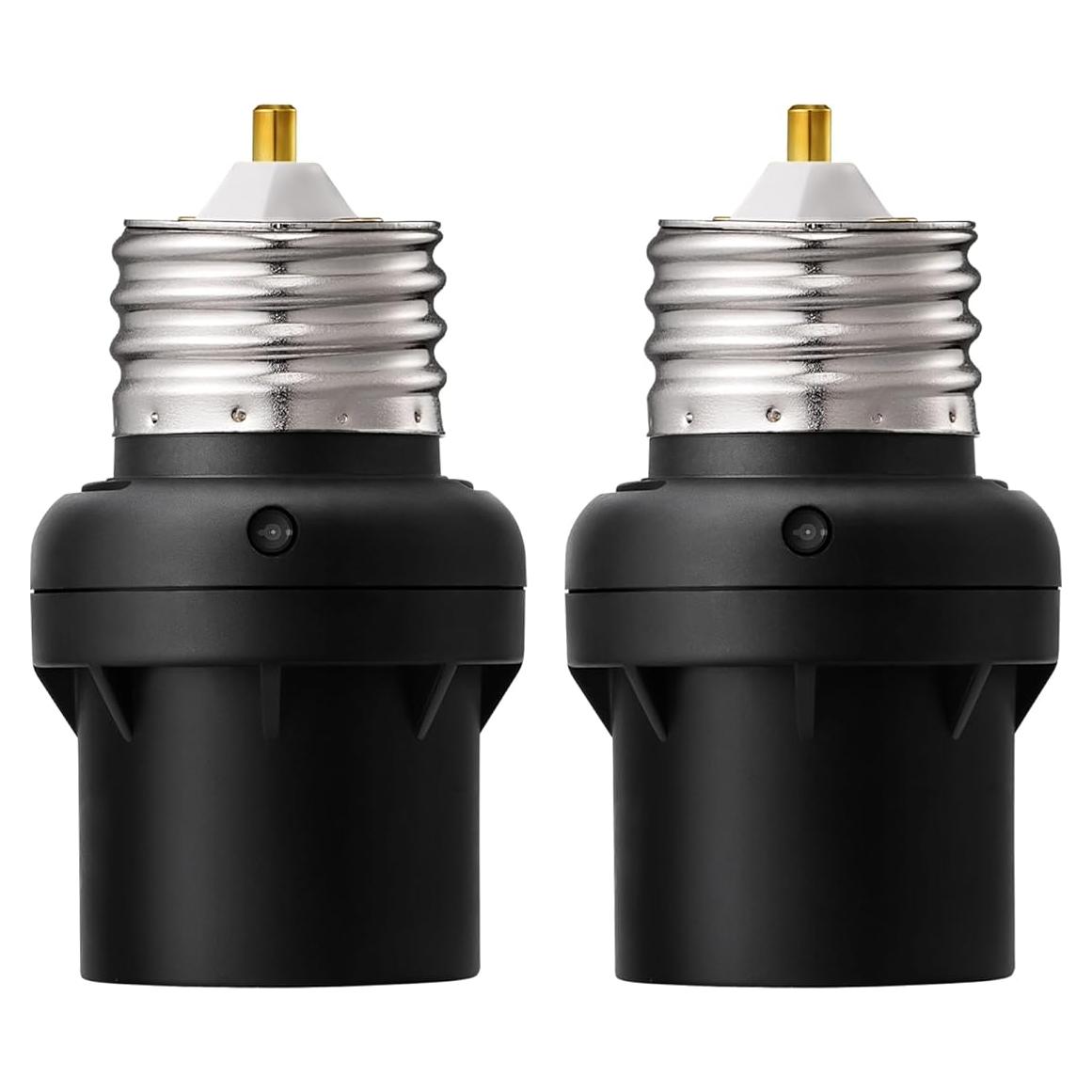 Adaptador de Enchufe DEWENWILS con Sensor de Luz 360° - 2 Unidades