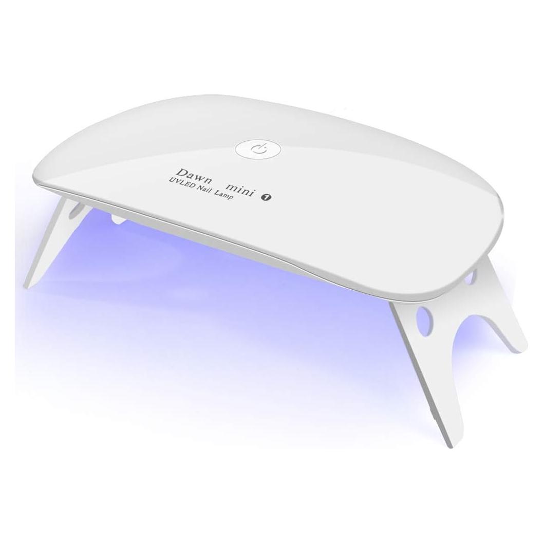 Secador de Uñas UV LED Mini Kepma 6W Portátil Blanco