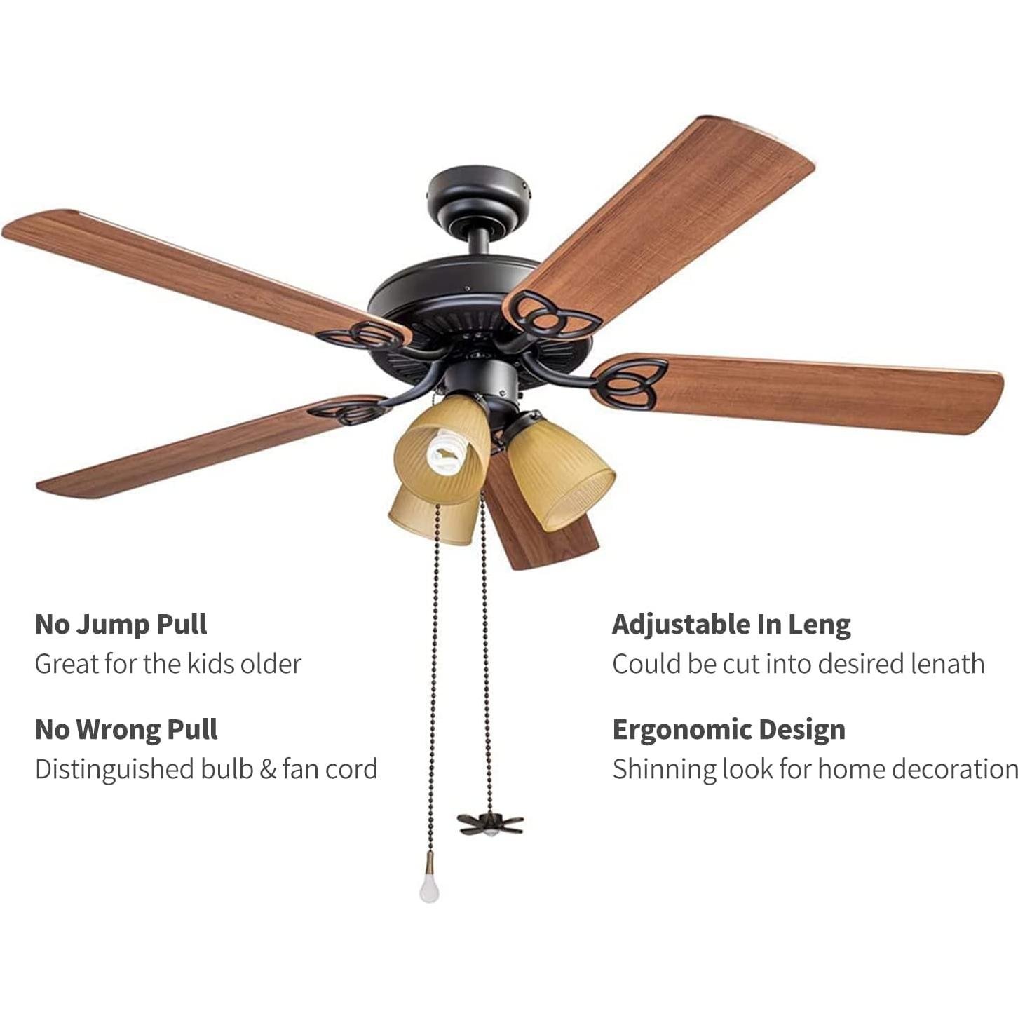 Cadena de Tirar para Ventilador de Techo EIKOSON Antiguo 30.48 cm