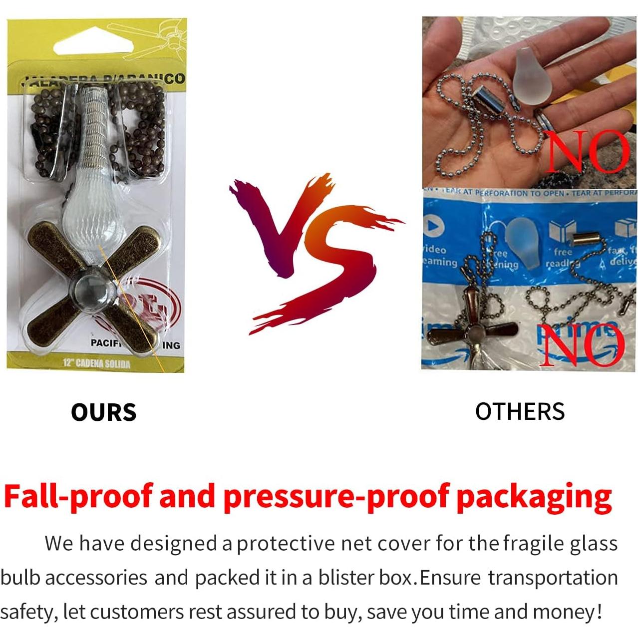 Cadena de Tirar para Ventilador de Techo EIKOSON Antiguo 30.48 cm