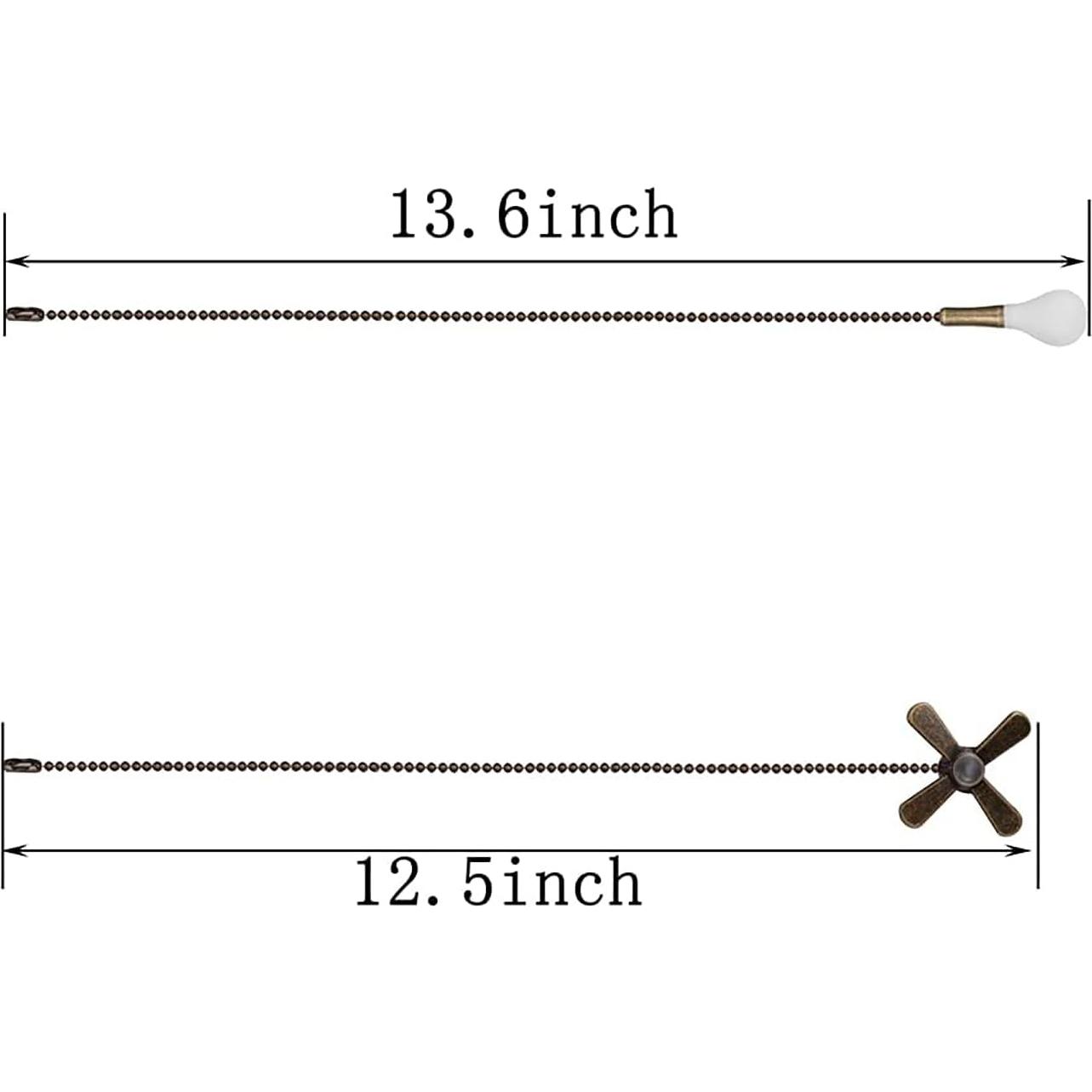 Cadena de Tirar para Ventilador de Techo EIKOSON Antiguo 30.48 cm
