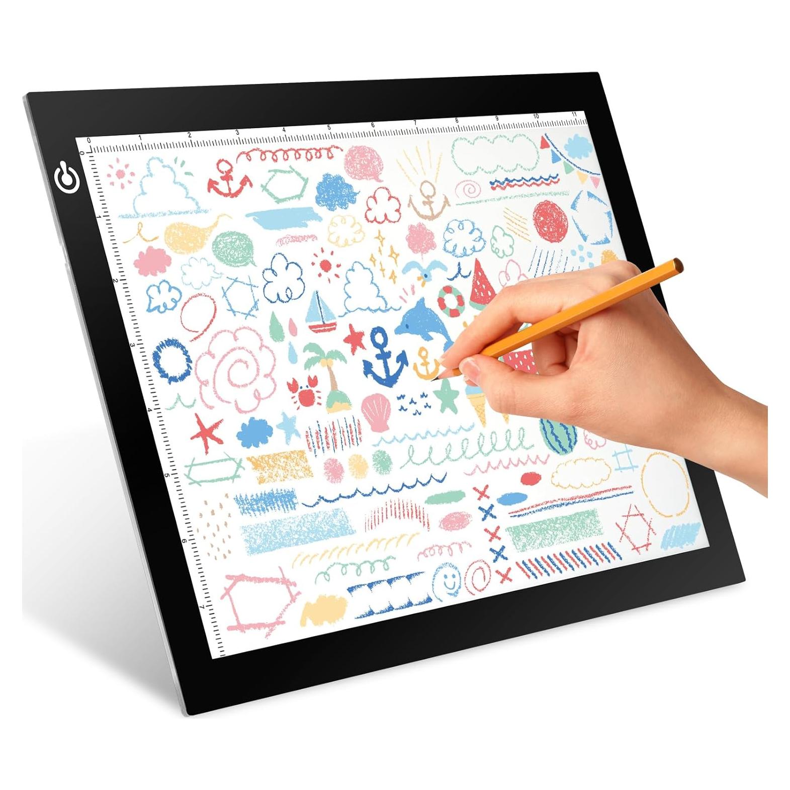 Caja de Luz LED A4 RTjoy 23x30 cm Ajustable USB para Dibujo