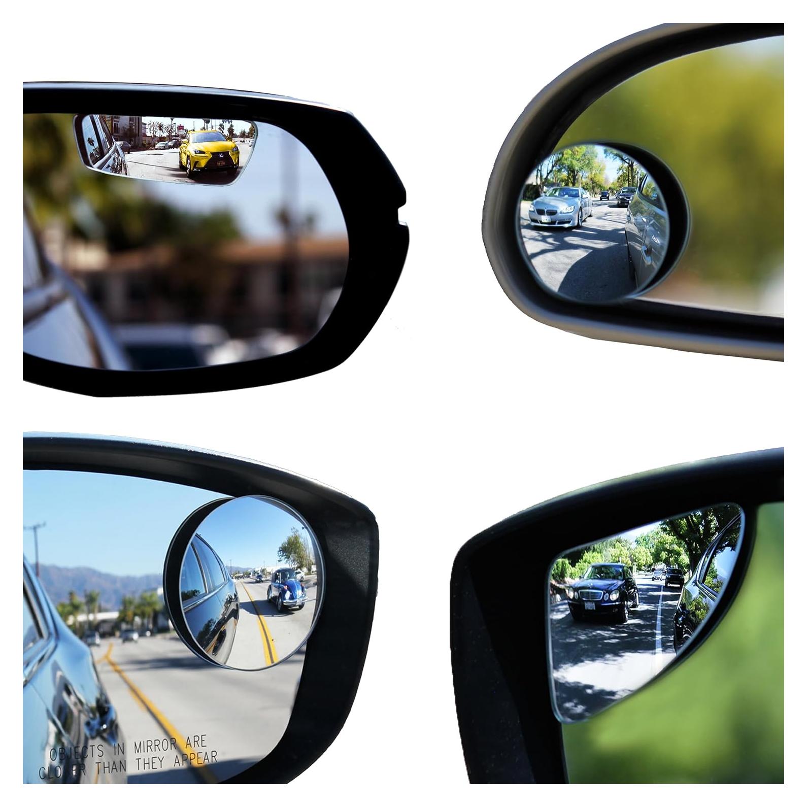 Espejos de Punto Ciego Safe View - Vidrio Convexo - Paquete Definitivo