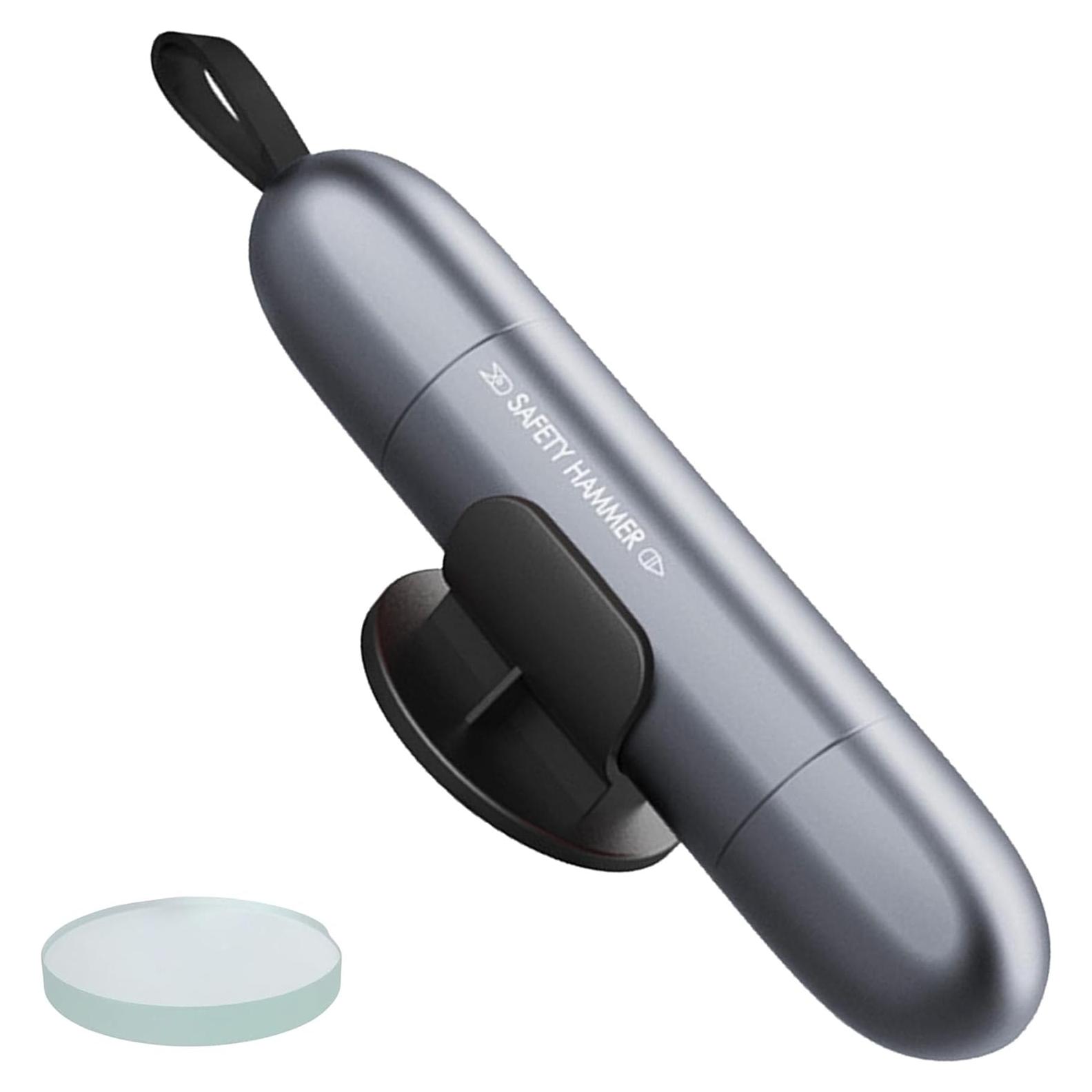 Martillo de Emergencia PUEZOKLY 2-en-1 Cortador y Rompedor