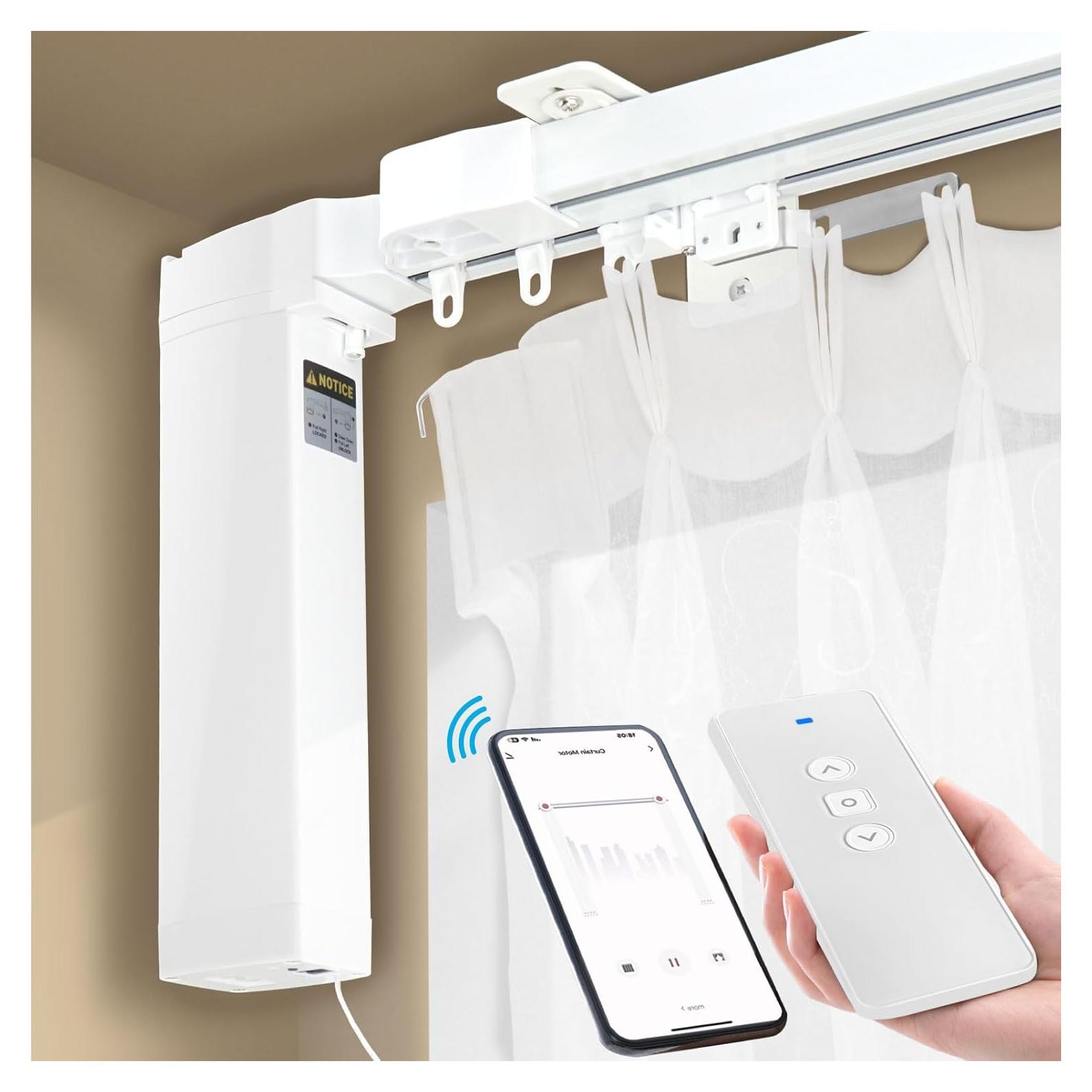 Cortinas Eléctricas Inteligentes AUGBLINDS 150-269 cm Control Voz