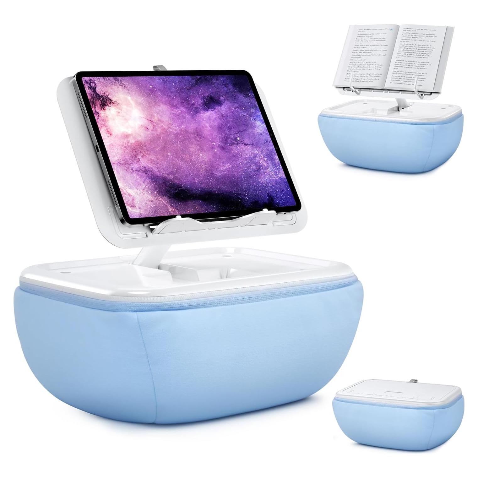 Soporte de Almohada para Tableta Elitehood Ajustable Azul