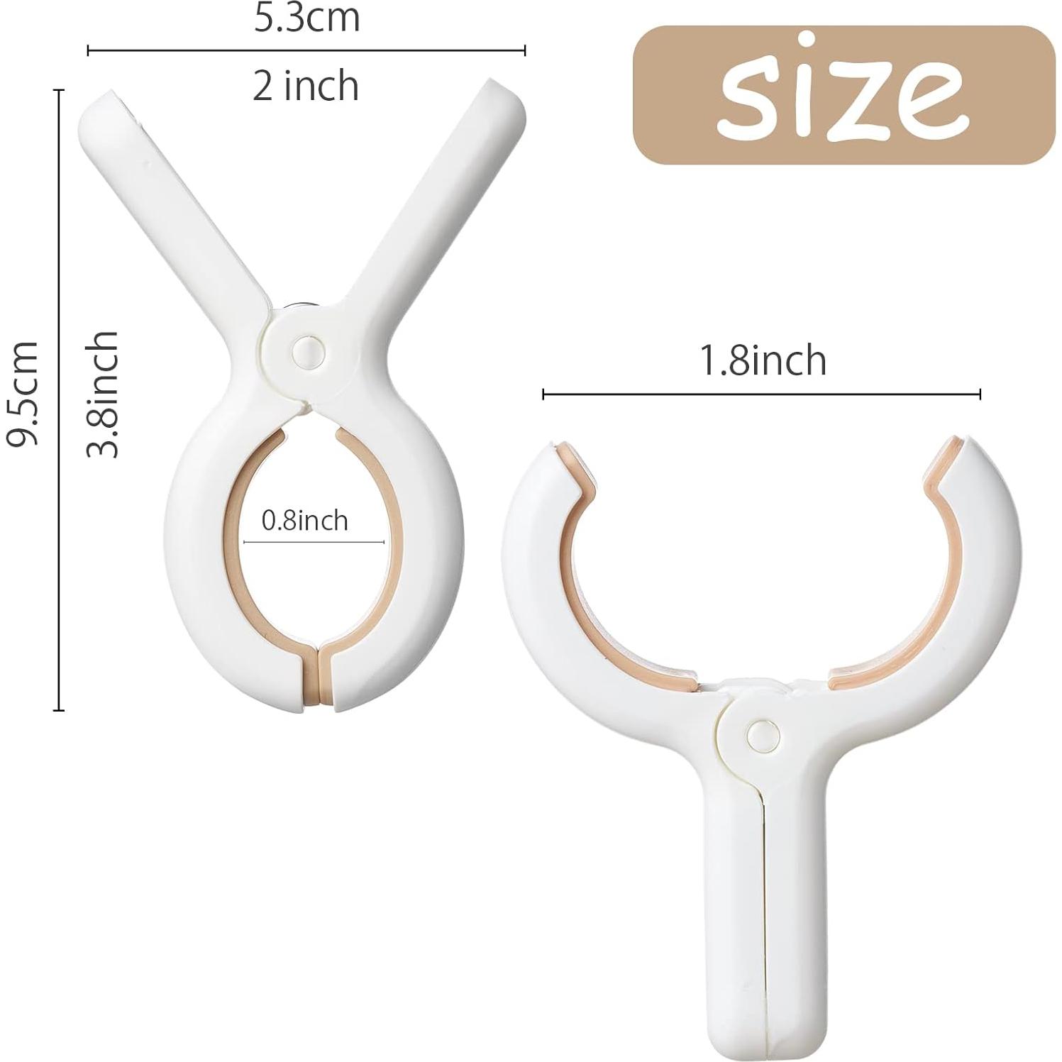 Paquete de 12 Pinzas de Plástico Sunkaioo para Ropa 9.7 cm